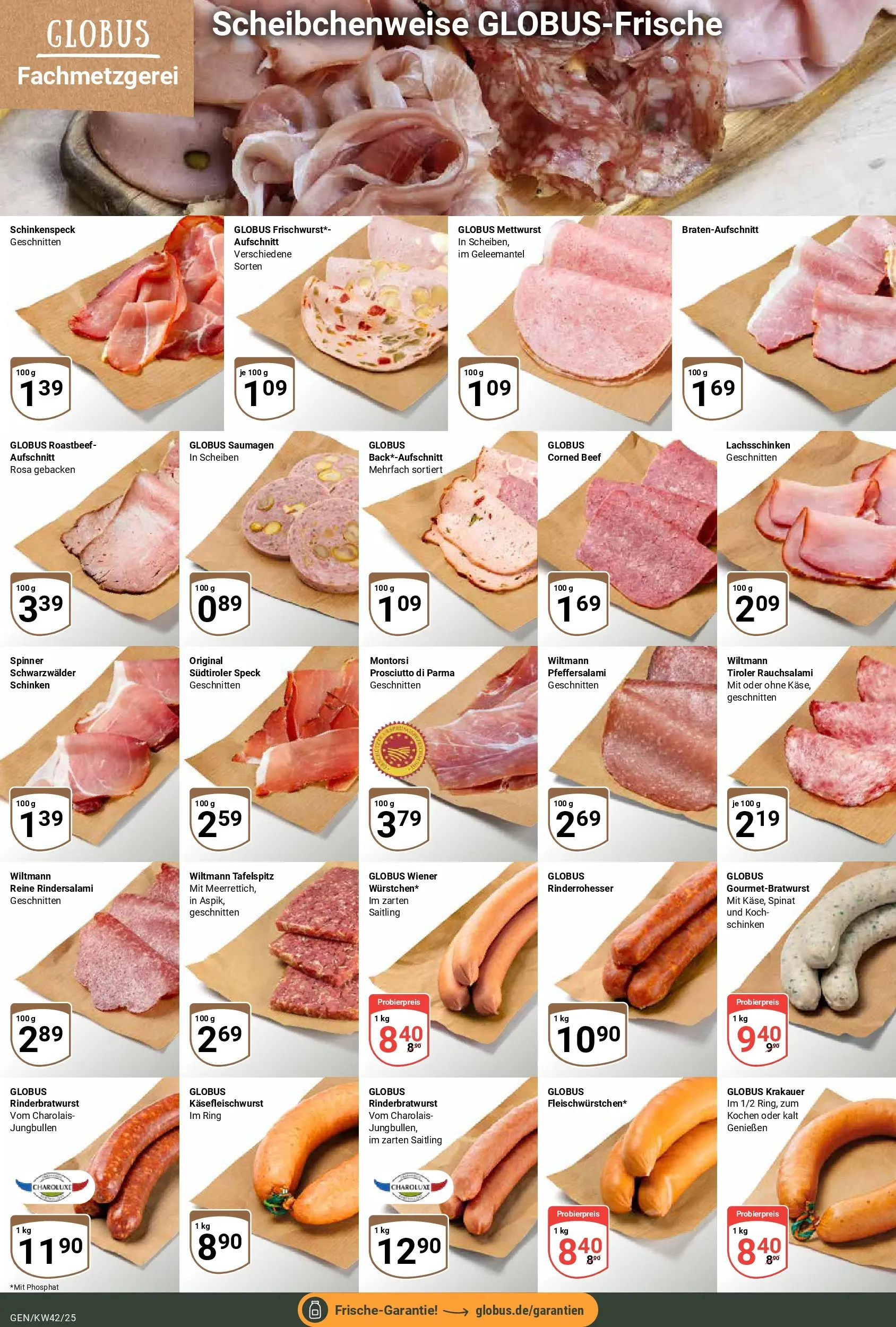 Globus prospekt Gensingen	 (ab 12.10.2025) » Angebote online | Seite: 11 | Produkte: Tafelspitz, Roastbeef, Schinken