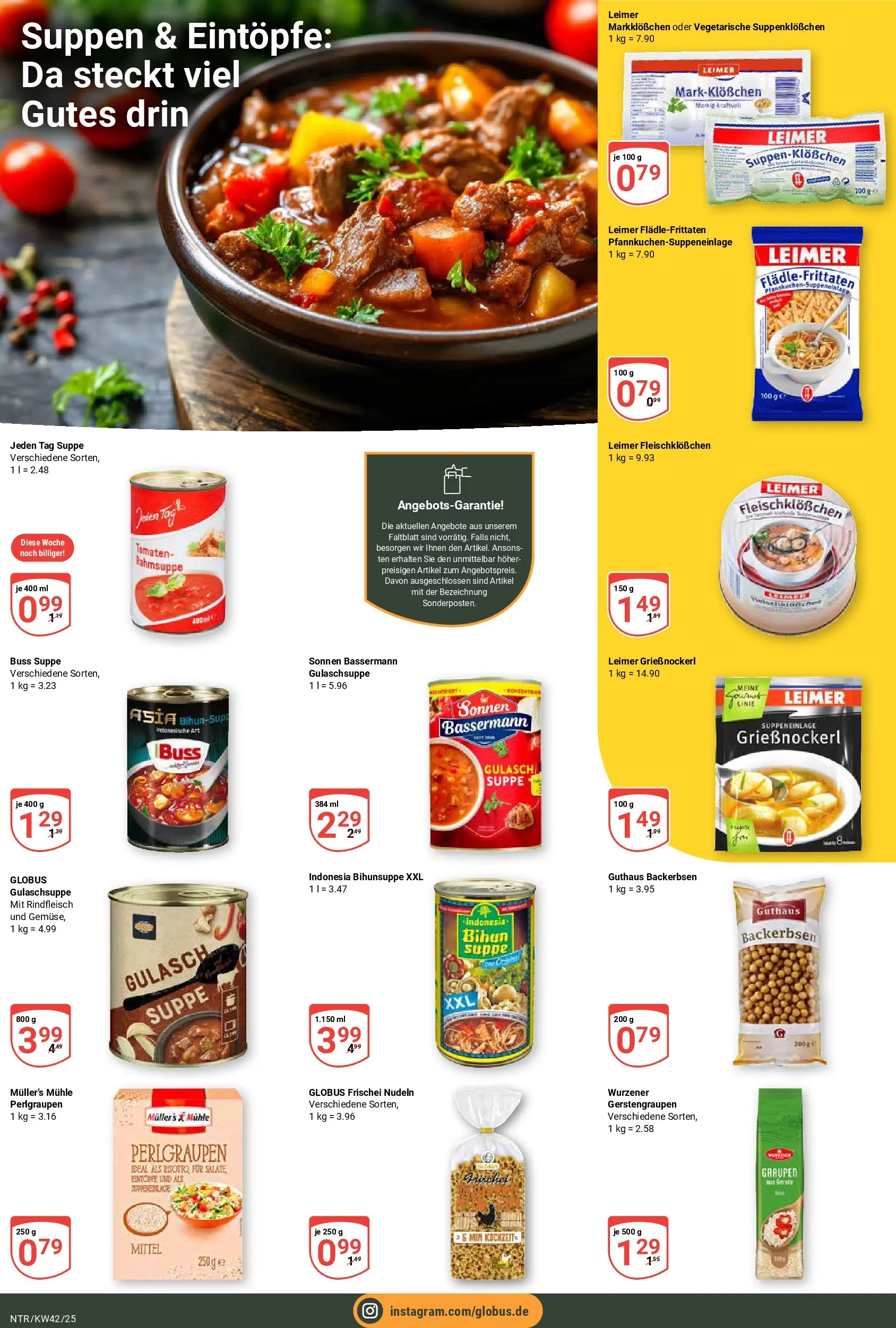 Globus prospekt Neutraubling	 (ab 12.10.2025) » Angebote online | Seite: 14 | Produkte: Mühle, Tomaten, Nudeln, Rindfleisch