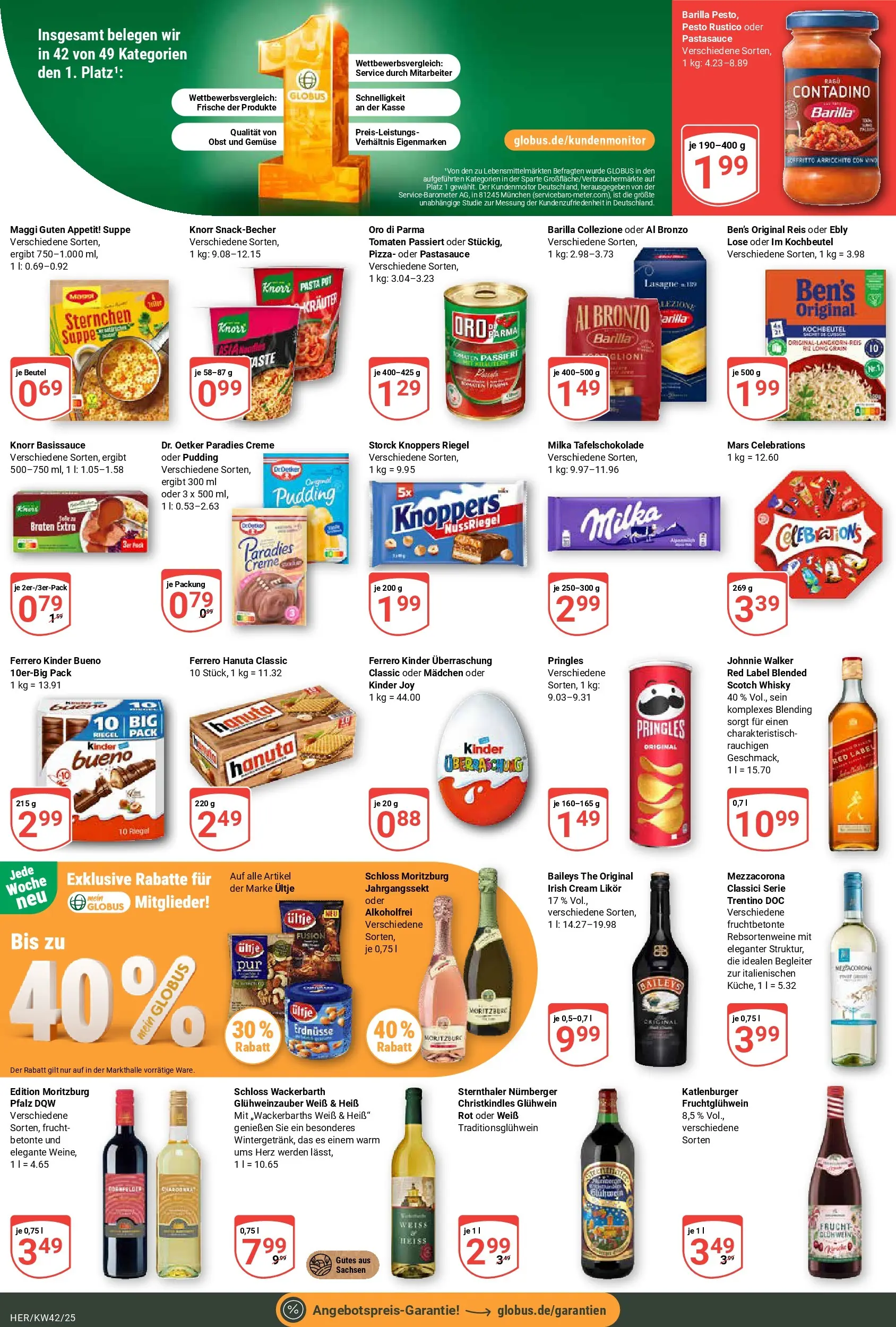 Globus prospekt Hermsdorf	 (ab 12.10.2025) » Angebote online | Seite: 3 | Produkte: Erdnüsse, Pudding, Pringles, Johnnie walker