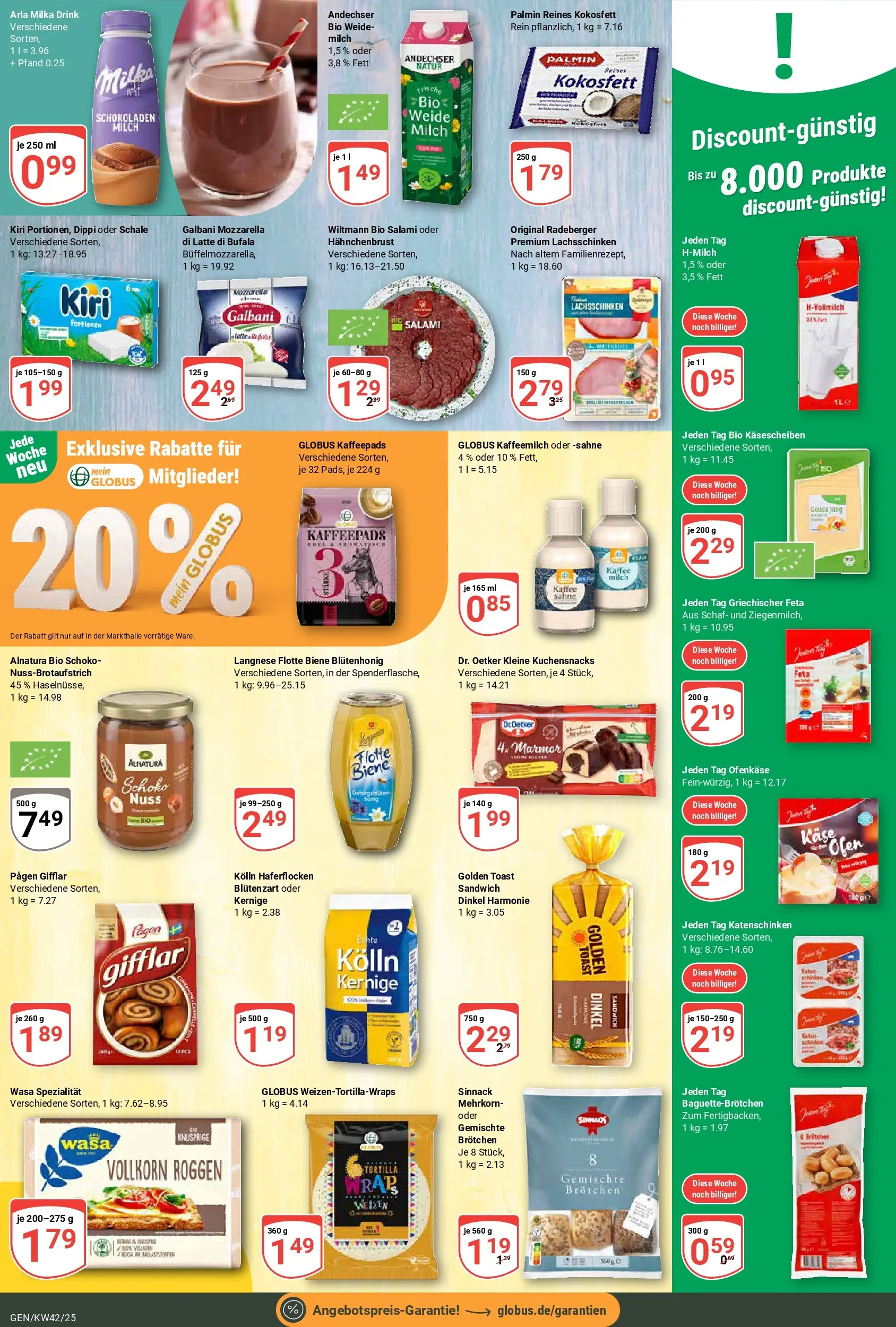 Globus prospekt Gensingen	 (ab 12.10.2025) » Angebote online | Seite: 15 | Produkte: Kaffeepads, Kolln, Gouda, Sahne