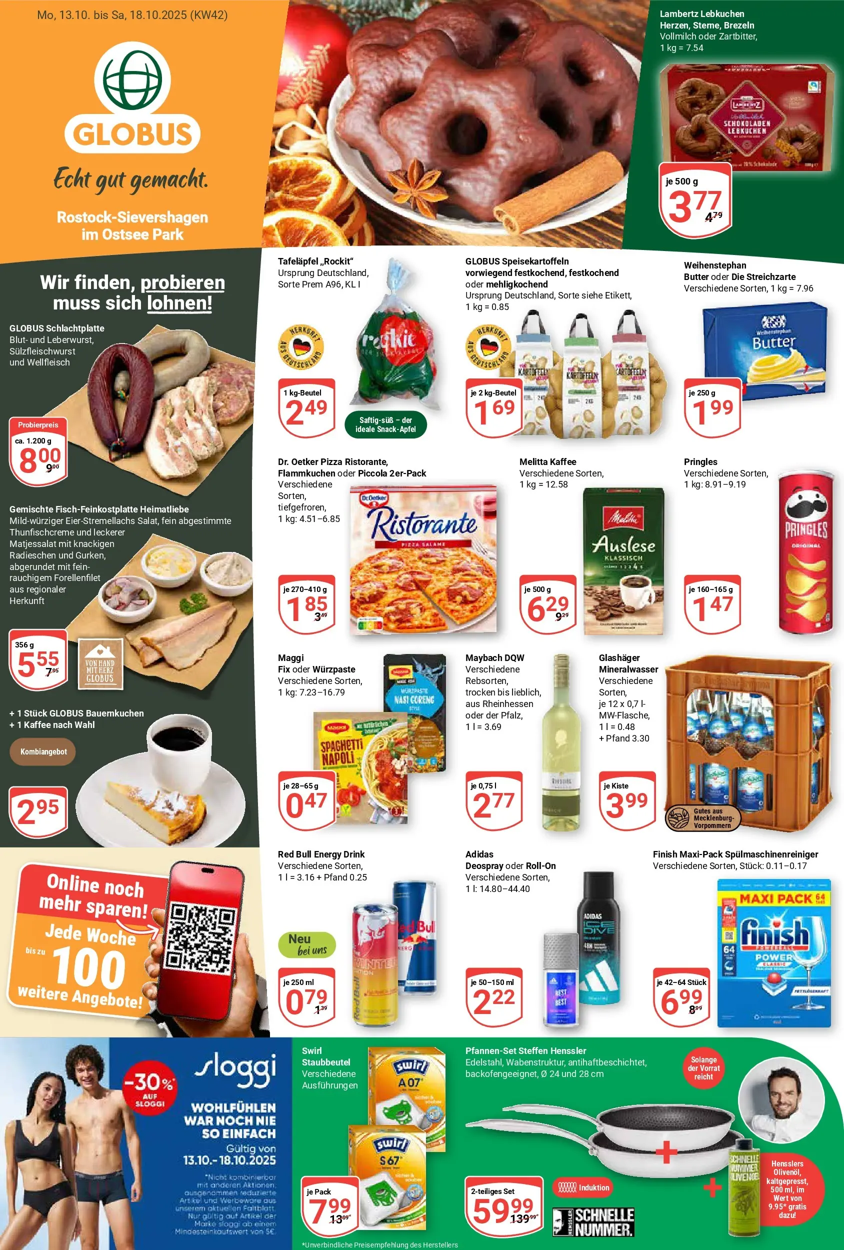 Globus prospekt Lambrechtshagen	 (ab 12.10.2025) » Angebote online | Seite: 3 | Produkte: Maggi, Energy, Mineralwasser, Deospray