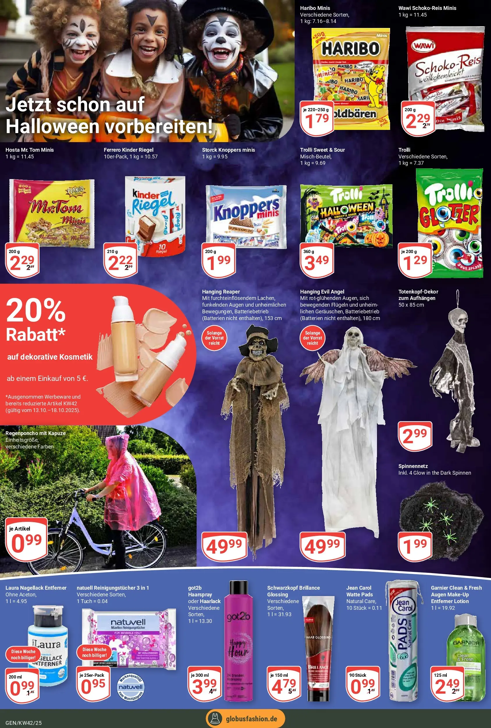 Globus prospekt Gensingen	 (ab 12.10.2025) » Angebote online | Seite: 25 | Produkte: Haribo, Batterien, Nagellack, Reinigungstücher