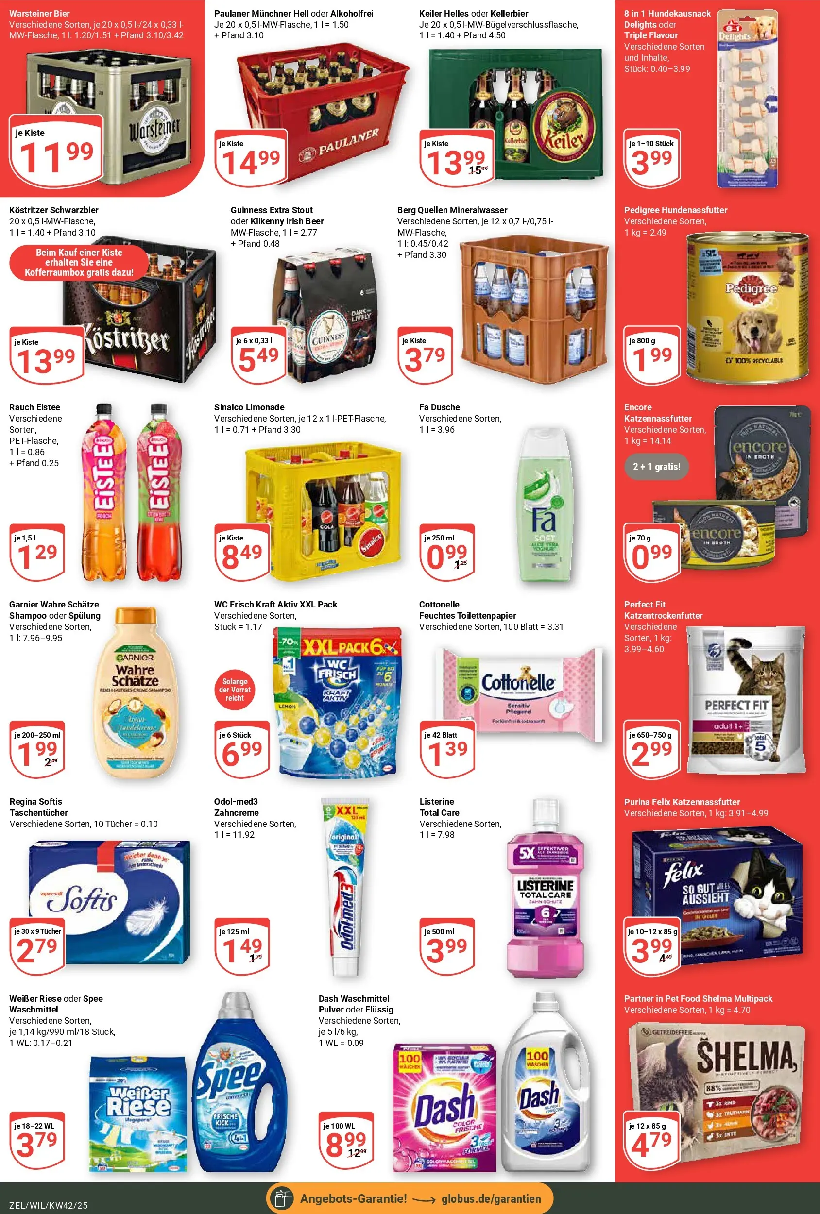 Globus prospekt Wittlich	 (ab 12.10.2025) » Angebote online | Seite: 5 | Produkte: Sinalco, Wc frisch, Warsteiner, Listerine