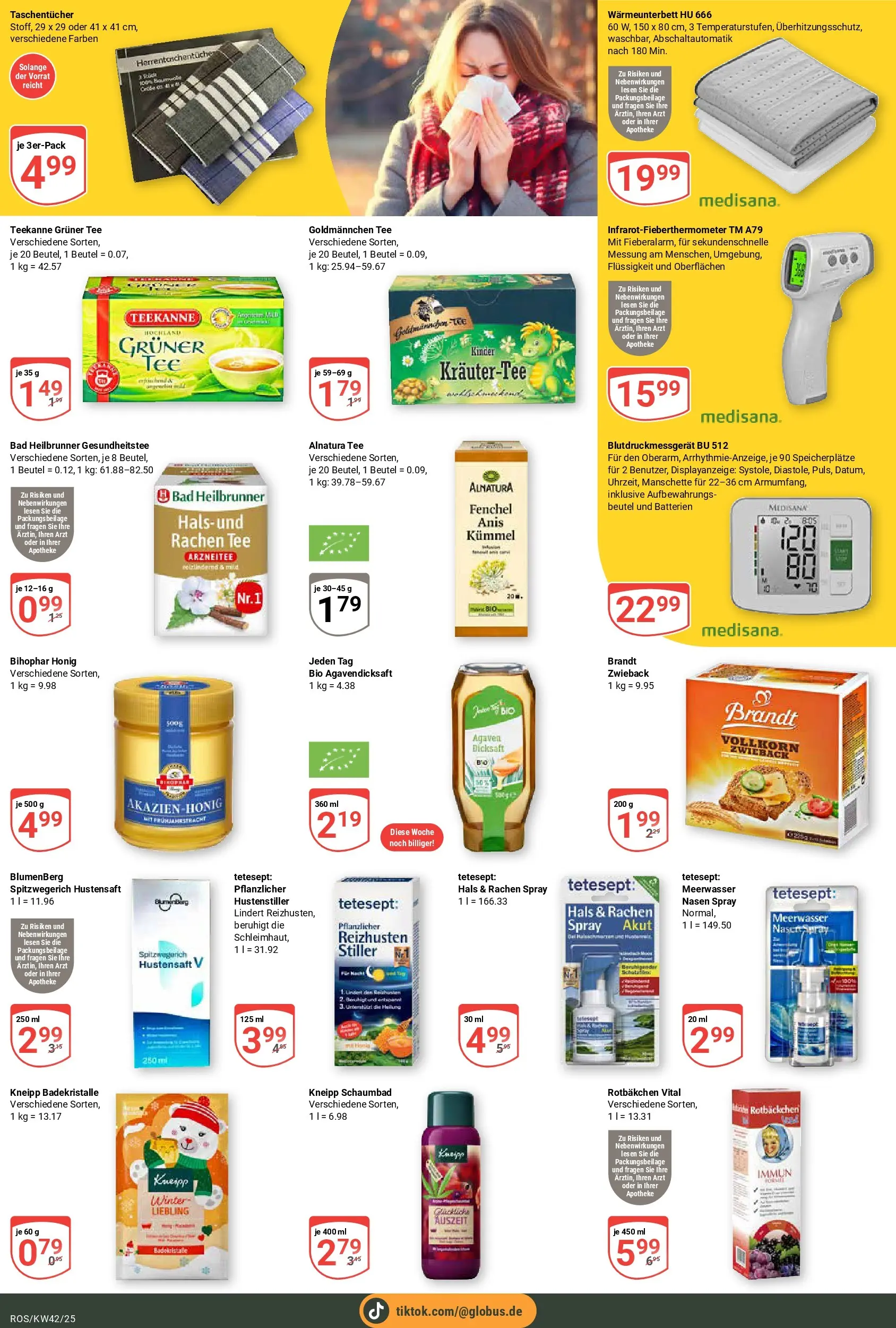 Globus prospekt Lambrechtshagen	 (ab 12.10.2025) » Angebote online | Seite: 22 | Produkte: Batterien, Bad, Teekanne, Tee