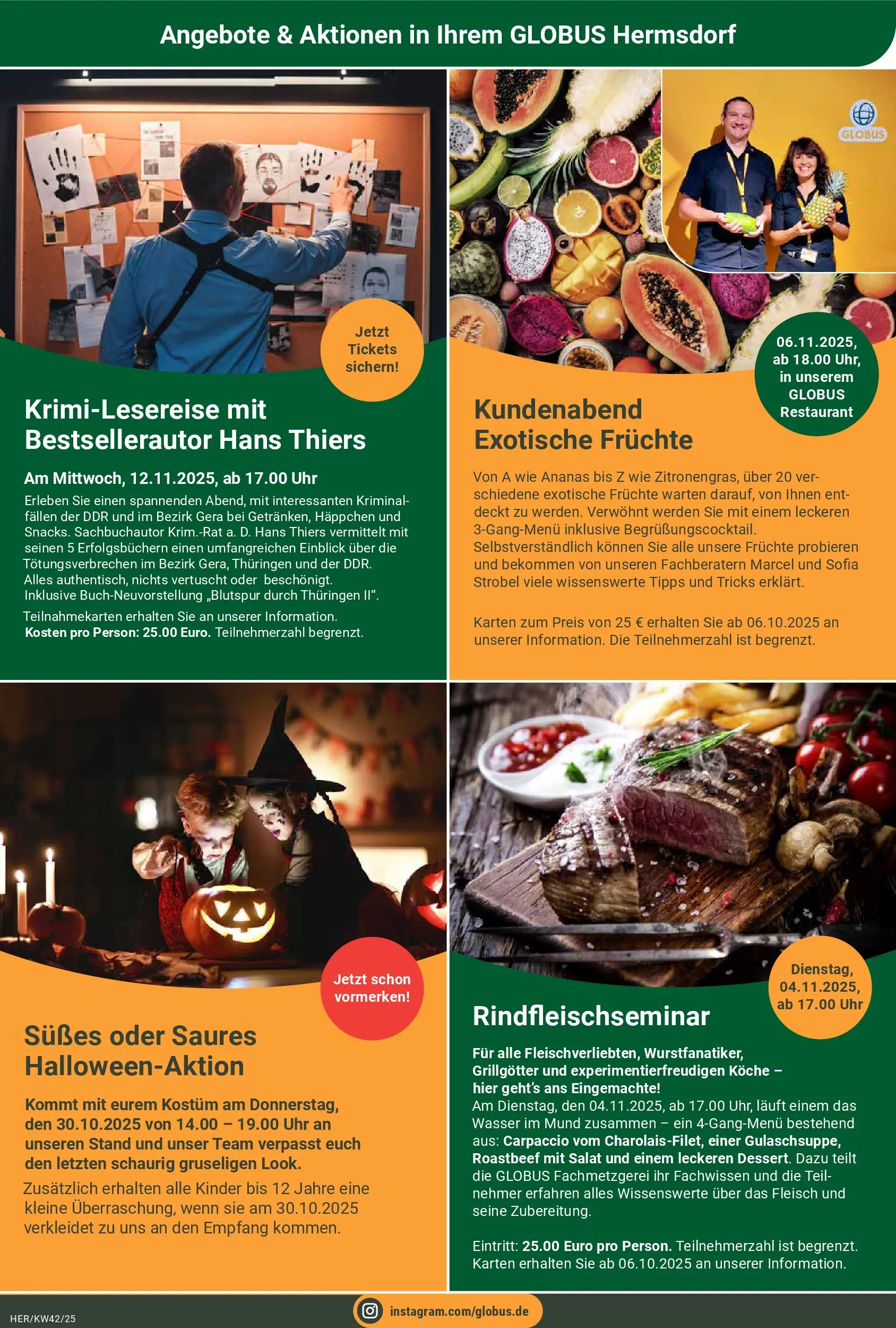 Globus prospekt Hermsdorf	 (ab 12.10.2025) » Angebote online | Seite: 24 | Produkte: Ananas, Roastbeef, Fleisch, Uhr