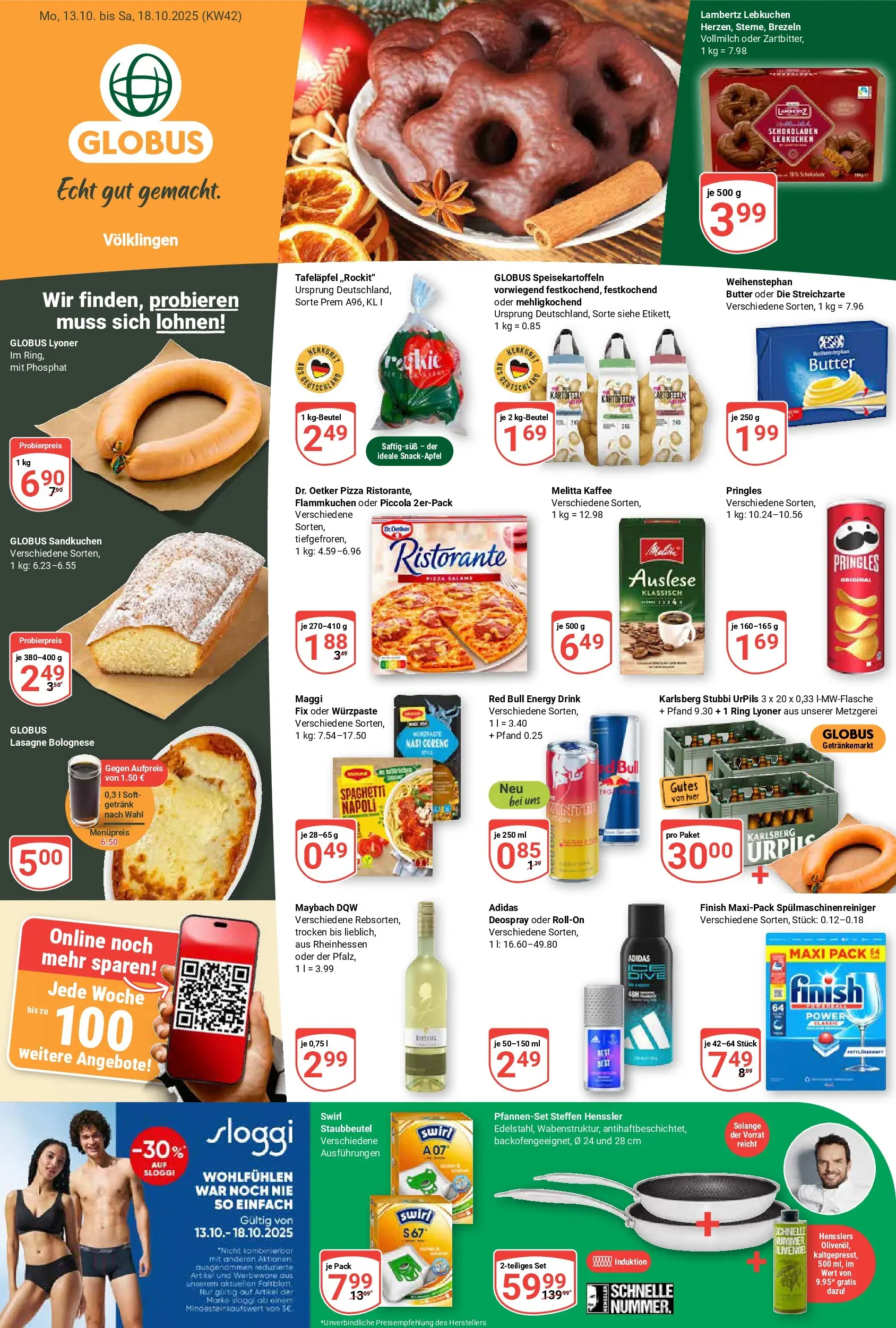 Globus prospekt Völklingen	 (ab 12.10.2025) » Angebote online | Seite: 3 | Produkte: Maggi, Kaffee, Deospray, Pringles