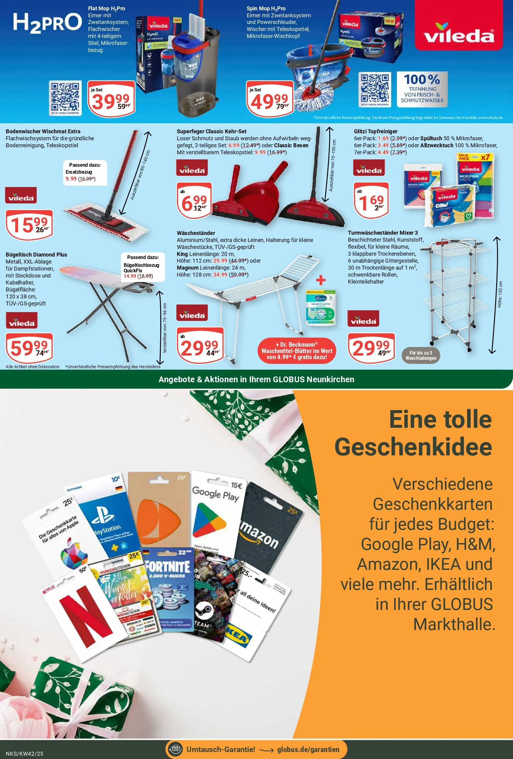 Globus prospekt Neunkirchen	 (ab 12.10.2025) » Angebote online | Seite: 20 | Produkte: Mixer, Steckdose, Apple, Waschestander