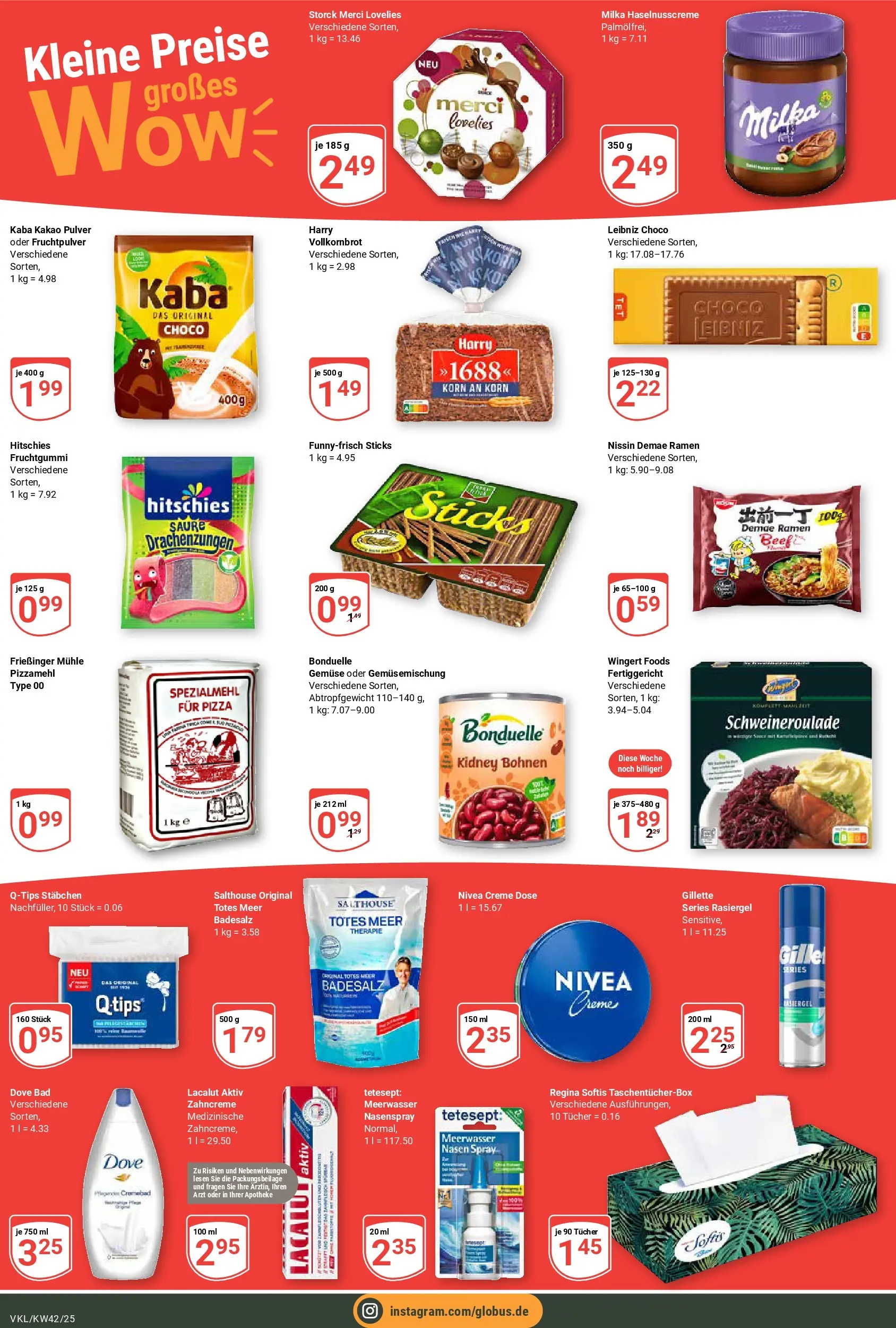 Globus prospekt Völklingen	 (ab 12.10.2025) » Angebote online | Seite: 6 | Produkte: Merci, Mühle, Creme, Pizza