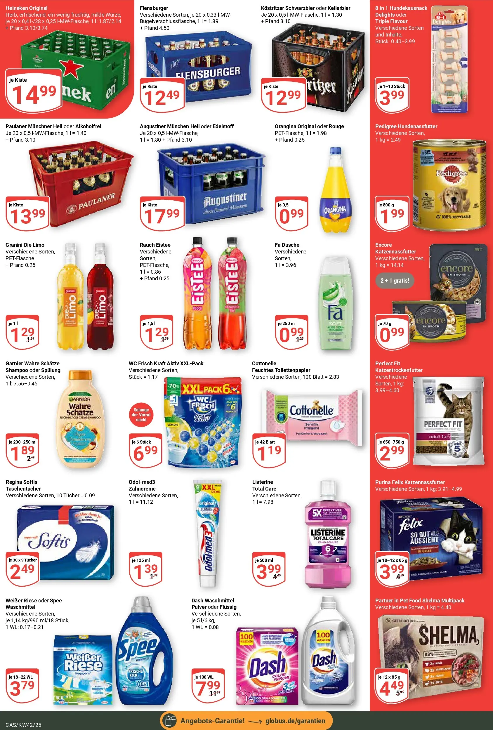 Globus prospekt Castrop-Rauxel	 (ab 12.10.2025) » Angebote online | Seite: 4 | Produkte: Dusche, Spee, Waschmittel, Granini die limo