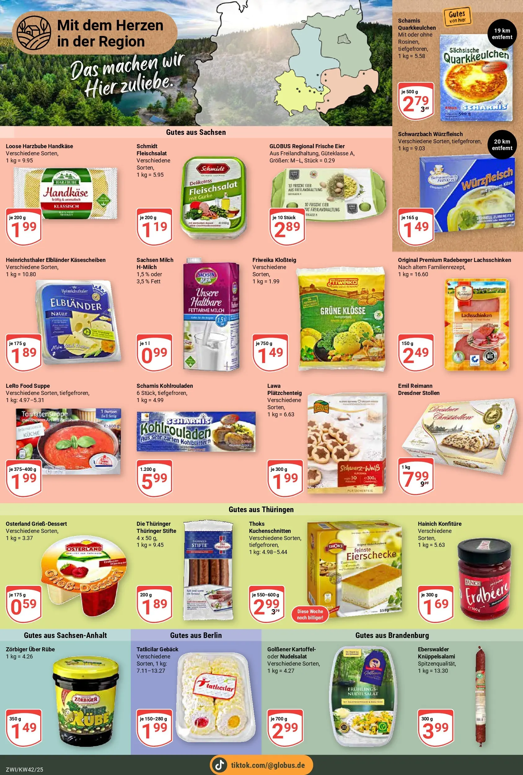 Globus prospekt Zwickau	 (ab 12.10.2025) » Angebote online | Seite: 18 | Produkte: Milch, Eier, Küche