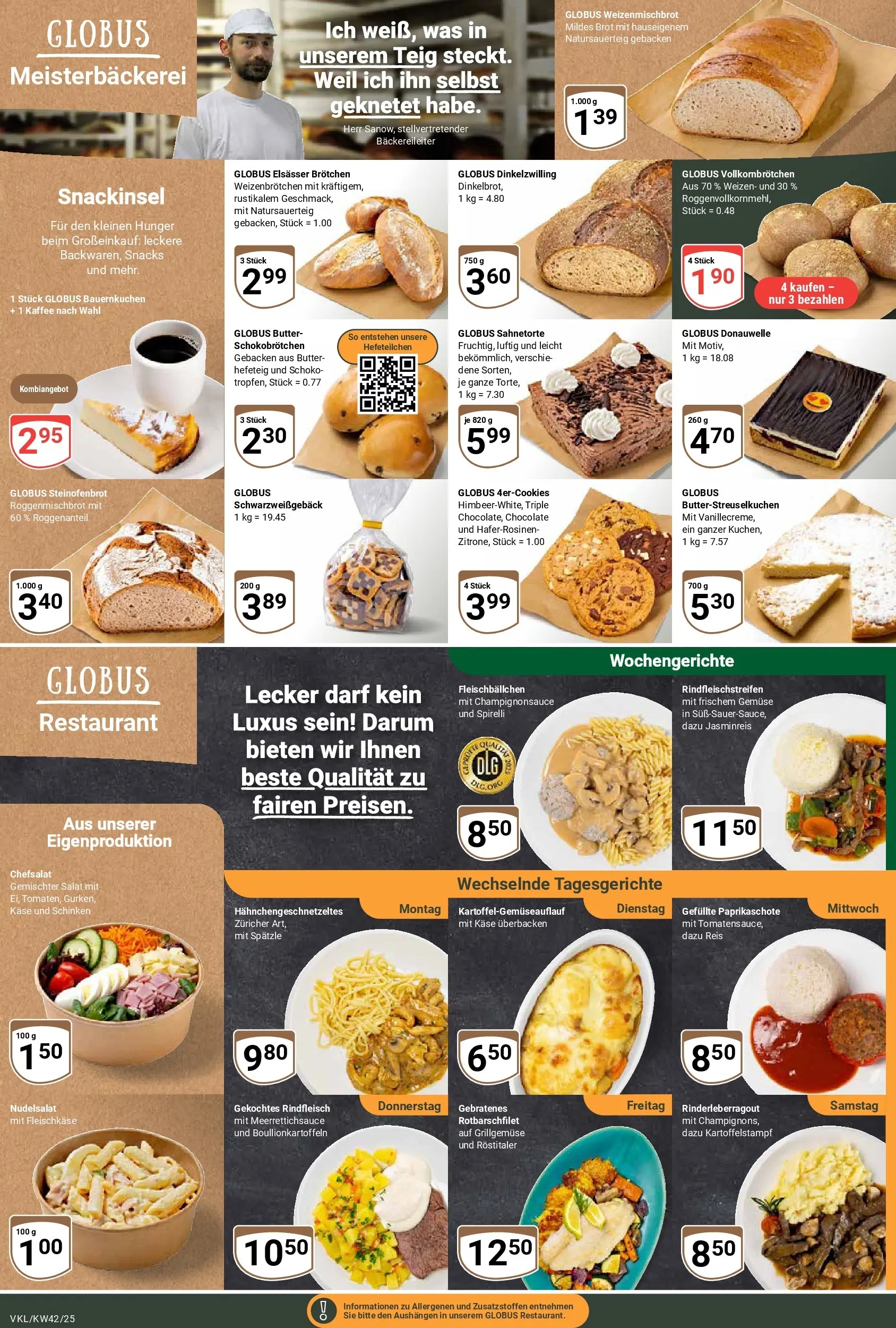 Globus prospekt Völklingen	 (ab 12.10.2025) » Angebote online | Seite: 11 | Produkte: Jasminreis, Brot, Schinken, Reis