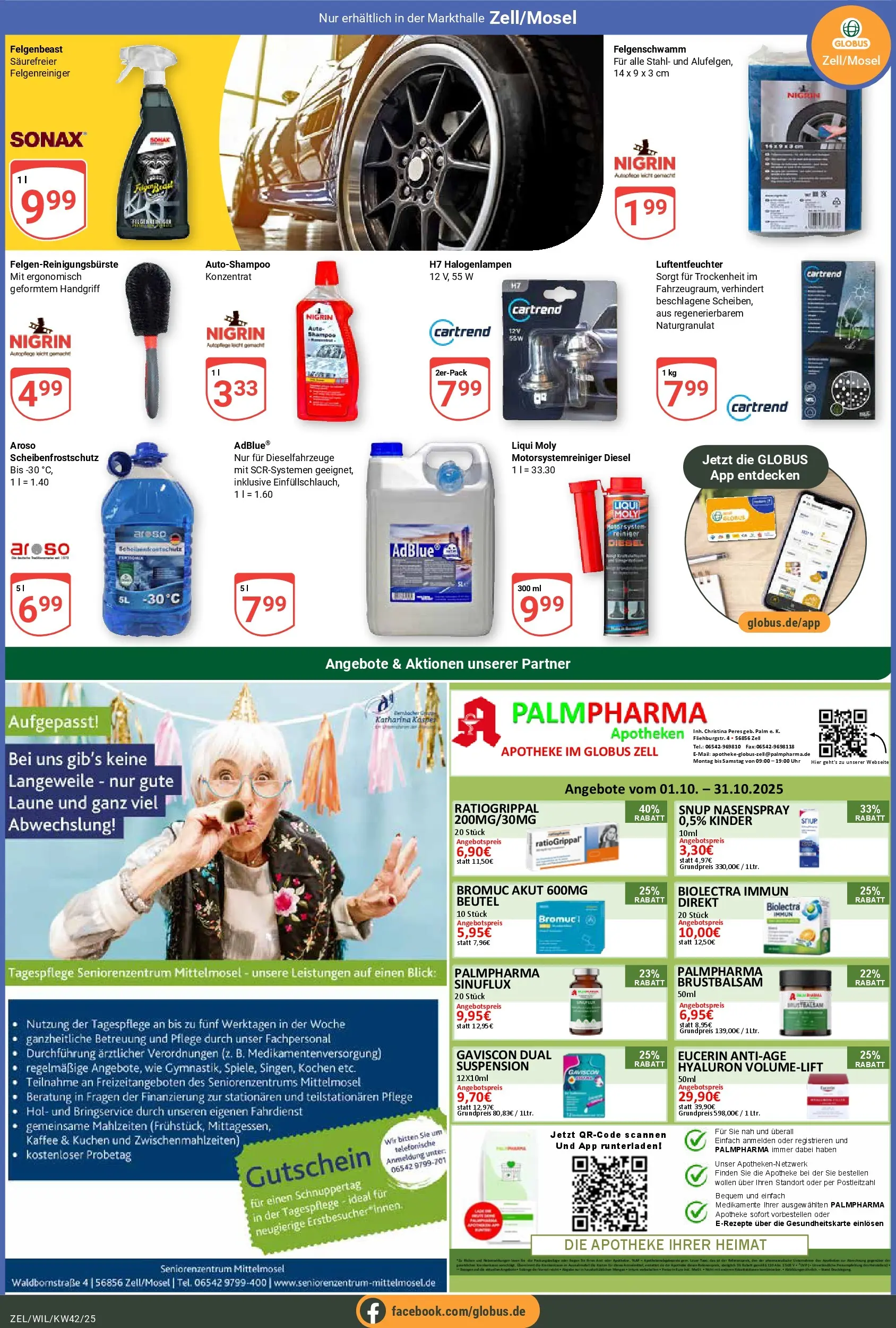 Globus prospekt Wittlich	 (ab 12.10.2025) » Angebote online | Seite: 22 | Produkte: Kaffee, Shampoo, Kuchen, Uhr