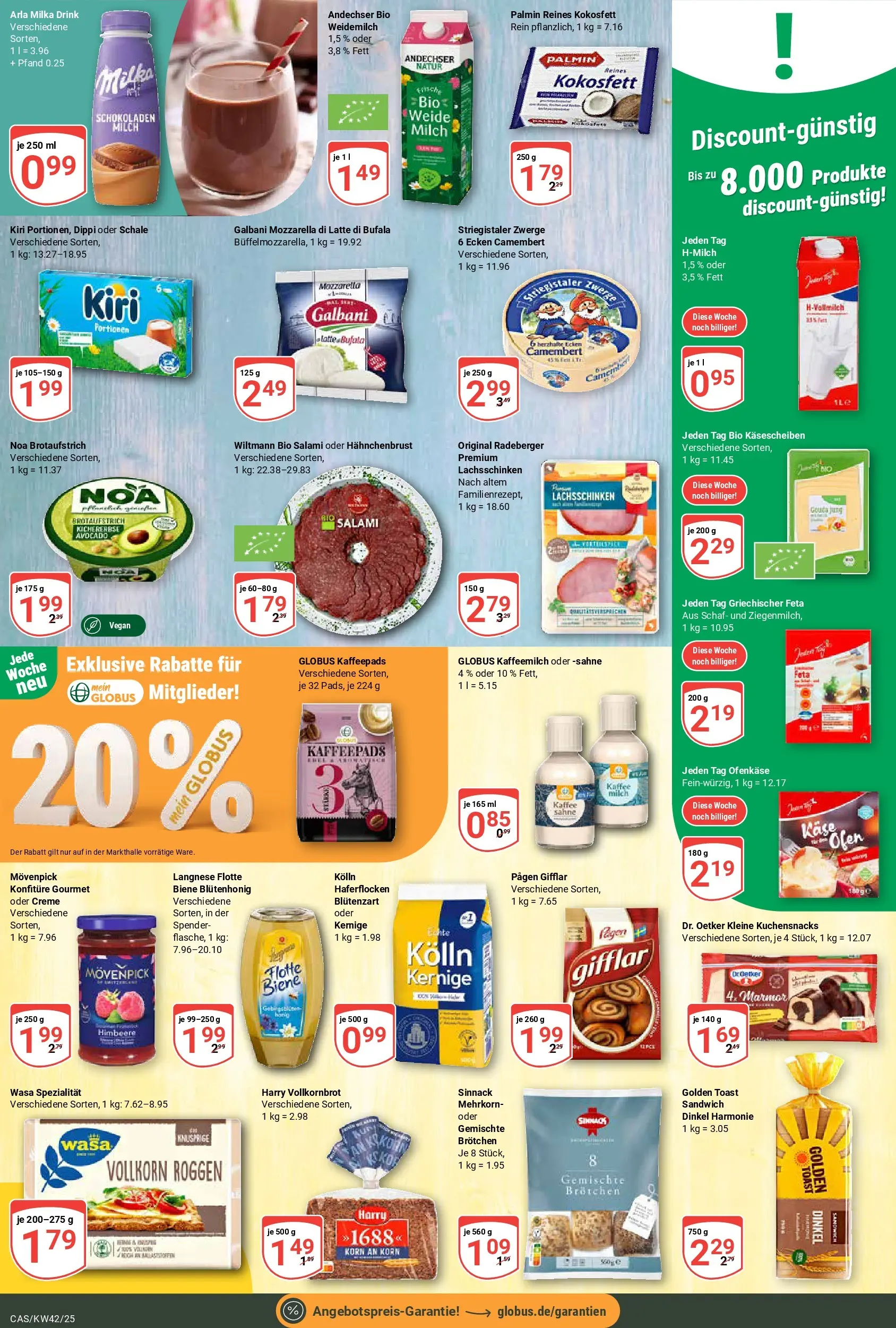 Globus prospekt Castrop-Rauxel	 (ab 12.10.2025) » Angebote online | Seite: 11 | Produkte: Kaffee, Gouda, Vollkornbrot, Salami
