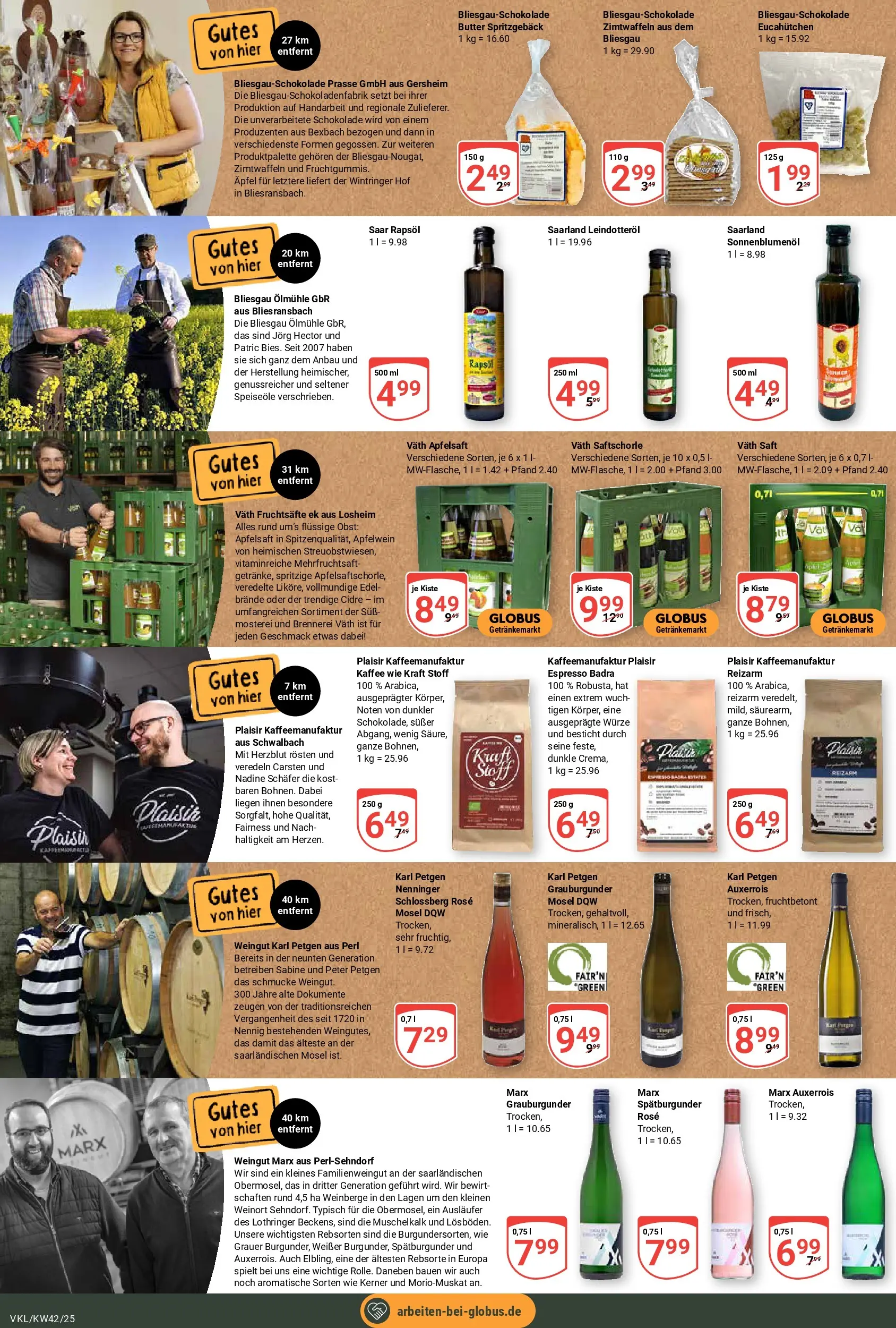 Globus prospekt Völklingen	 (ab 12.10.2025) » Angebote online | Seite: 17 | Produkte: Butter, Rapsöl, Sonnenblumenol, Apfelsaft