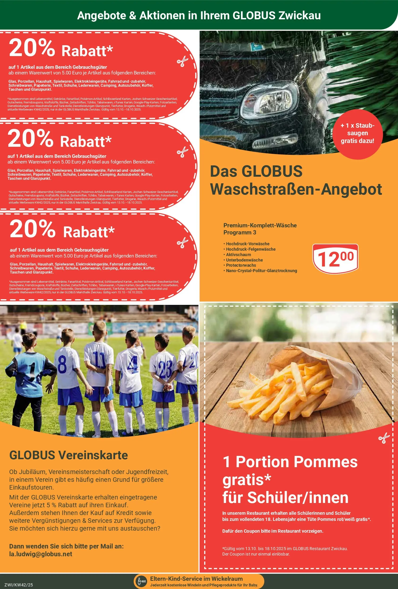 Globus prospekt Zwickau	 (ab 12.10.2025) » Angebote online | Seite: 27 | Produkte: Pommes