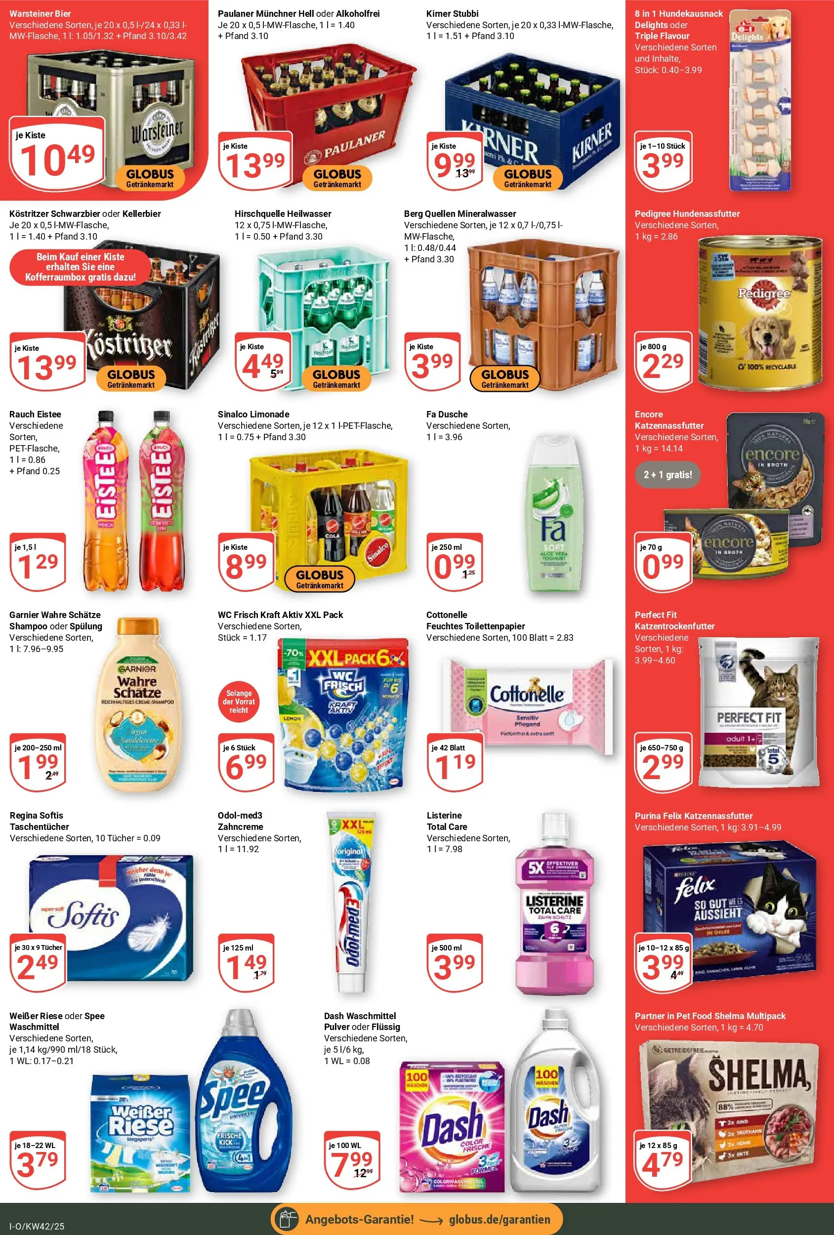 Globus prospekt Idar-Oberstein	 (ab 12.10.2025) » Angebote online | Seite: 6 | Produkte: Dusche, Limonade, Waschmittel, Listerine