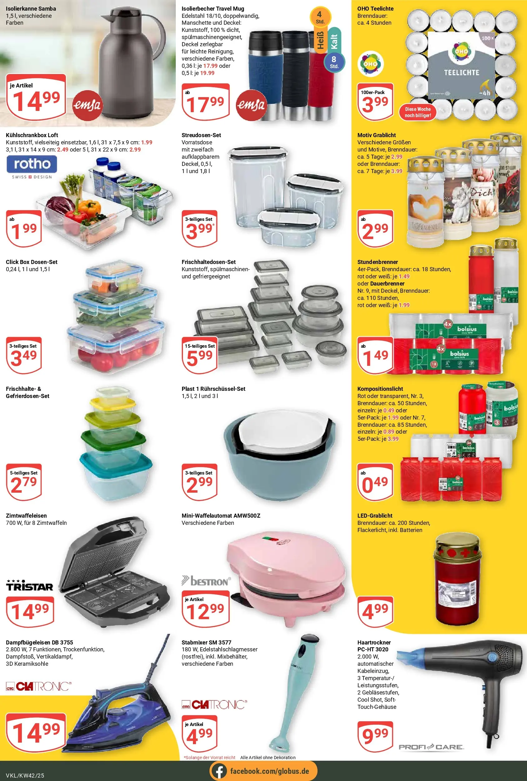 Globus prospekt Völklingen	 (ab 12.10.2025) » Angebote online | Seite: 24 | Produkte: Haartrockner, Batterien, Box, Stabmixer