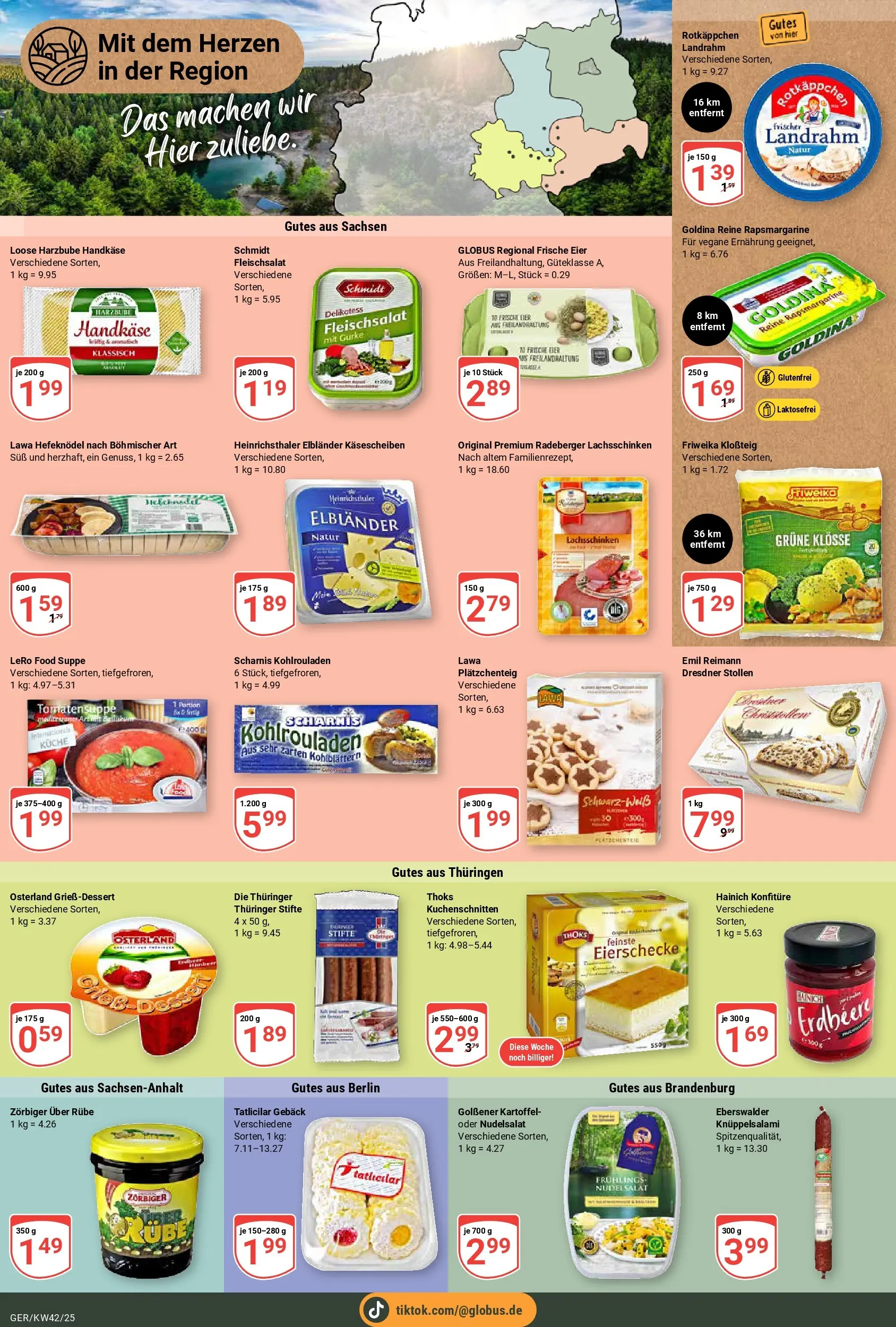 Globus prospekt Gera	 (ab 12.10.2025) » Angebote online | Seite: 16 | Produkte: Eier, Küche, Rotkäppchen