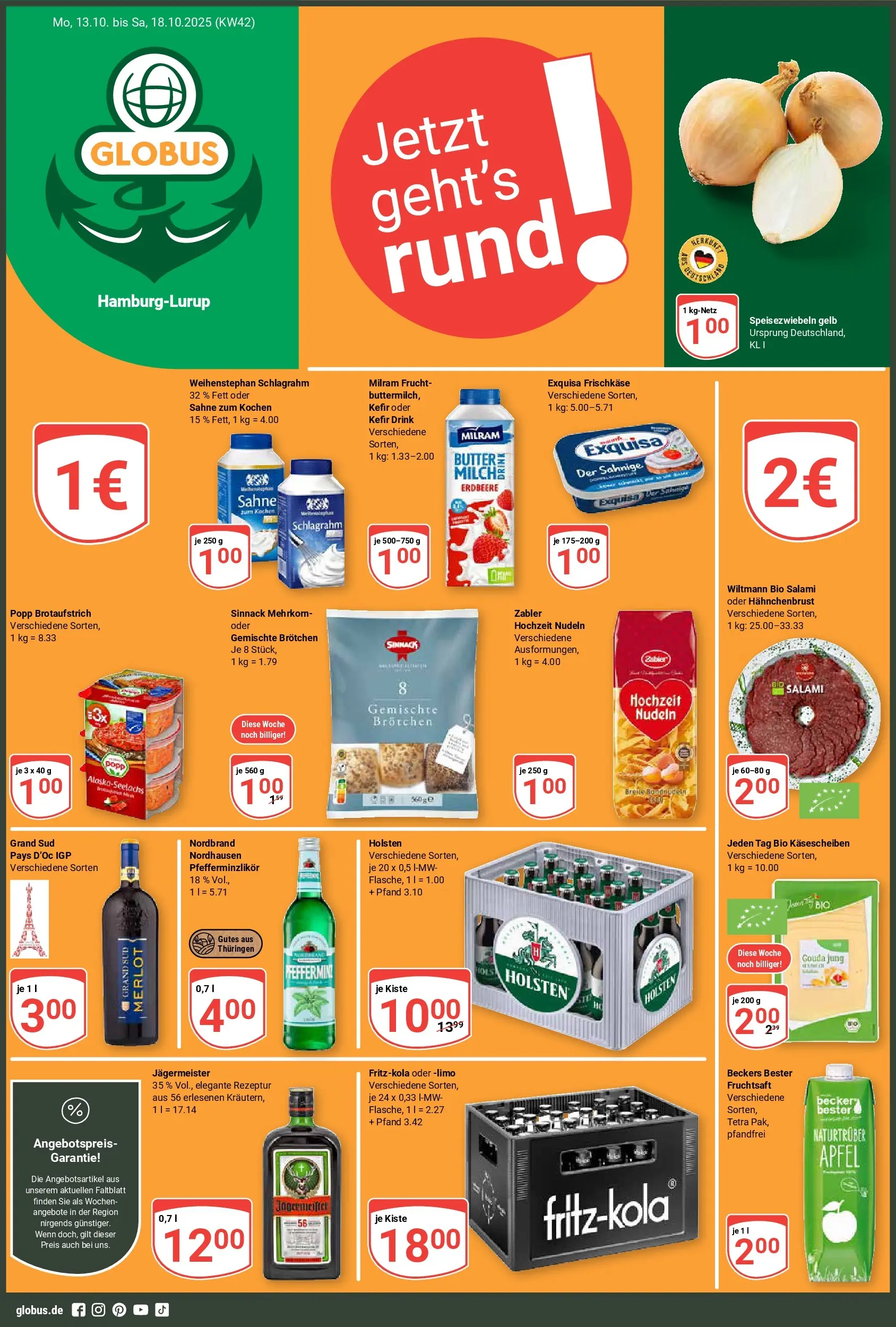 Globus prospekt Hamburg	 (ab 12.10.2025) » Angebote online | Seite: 1 | Produkte: Kefir, Merlot, Äpfel, Grand sud