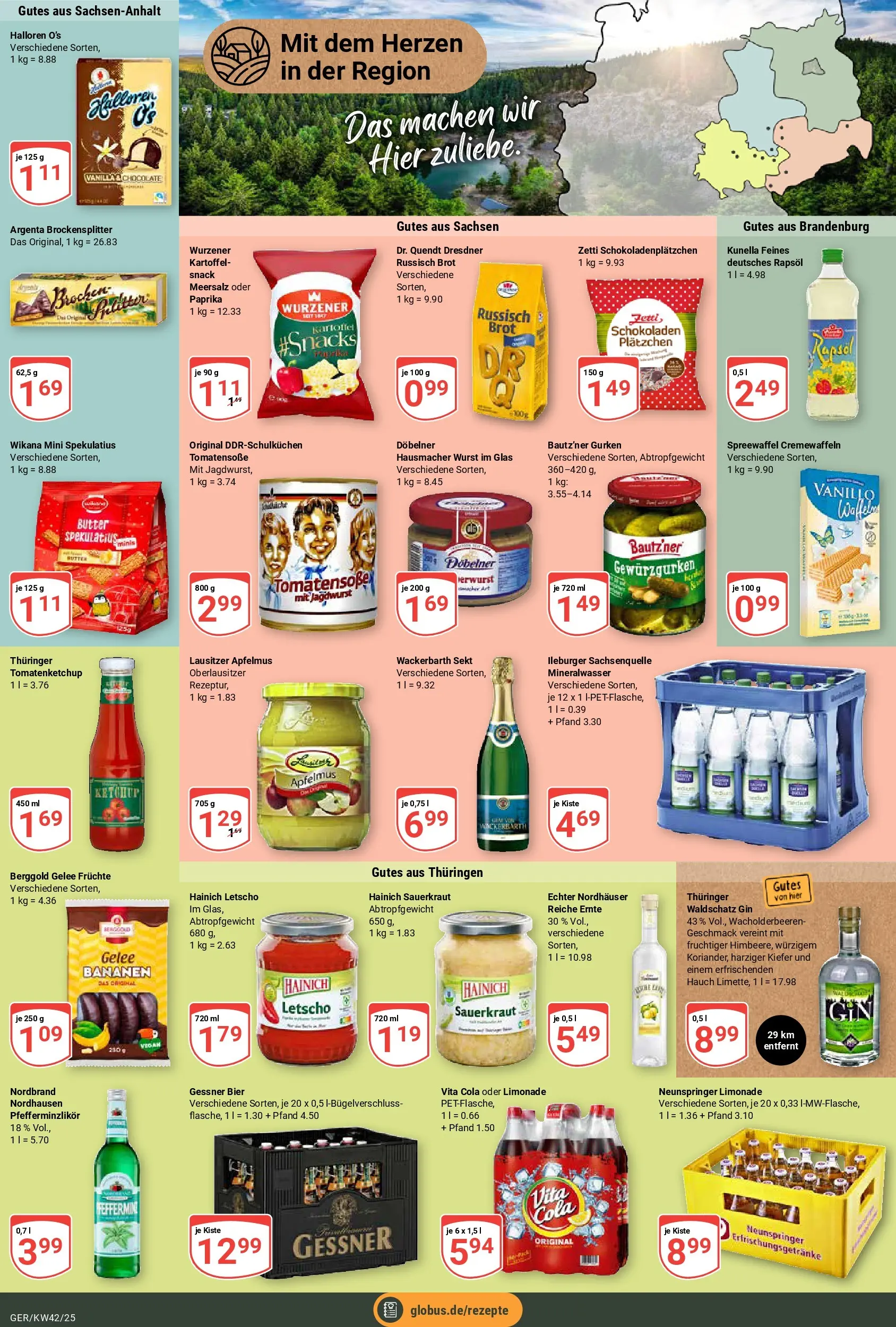 Globus prospekt Gera	 (ab 12.10.2025) » Angebote online | Seite: 17 | Produkte: Rapsöl, Limonade, Paprika, Vita cola
