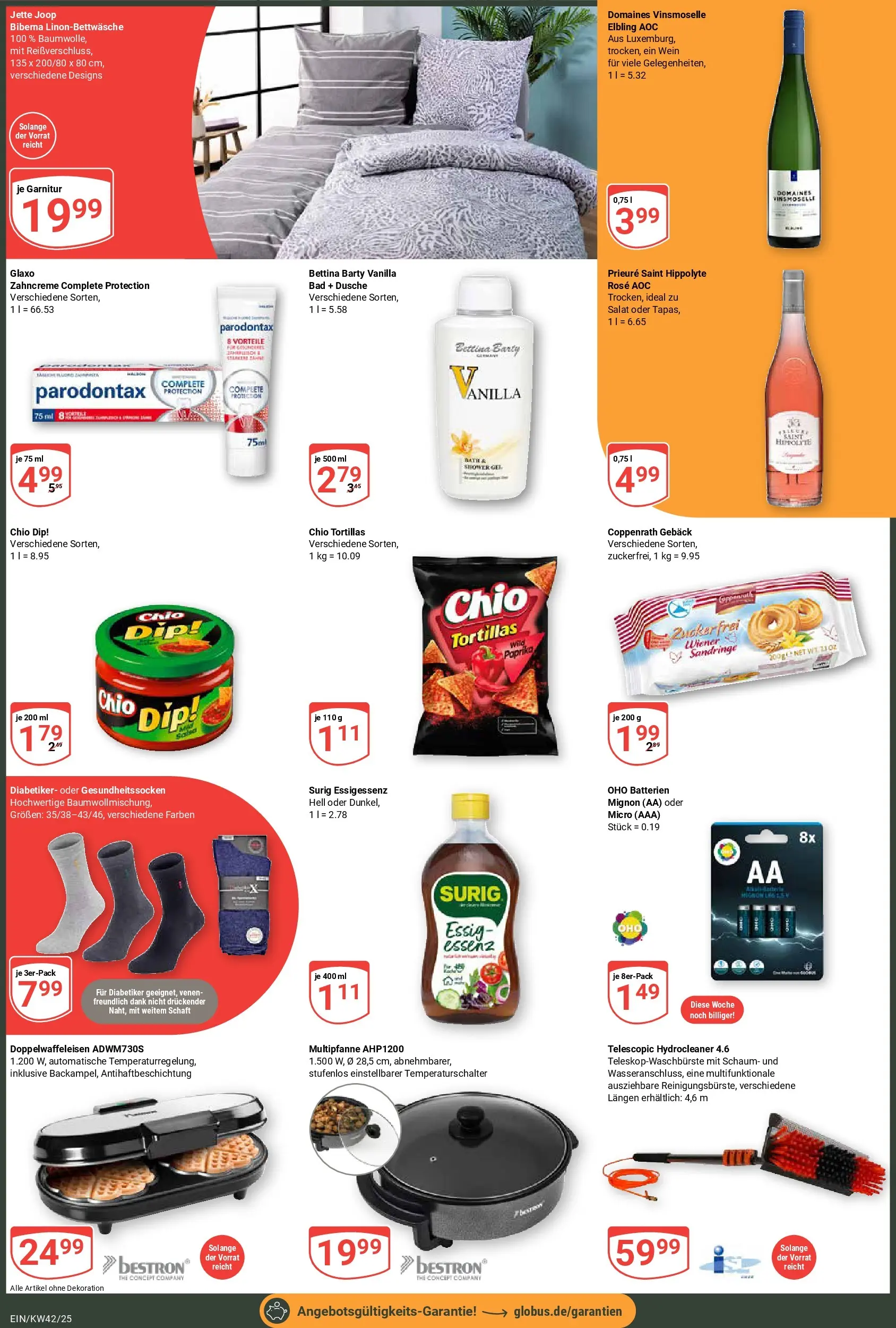 Globus prospekt Homburg-Einöd	 (ab 12.10.2025) » Angebote online | Seite: 2 | Produkte: Bad, Dusche, Zucker, Wein