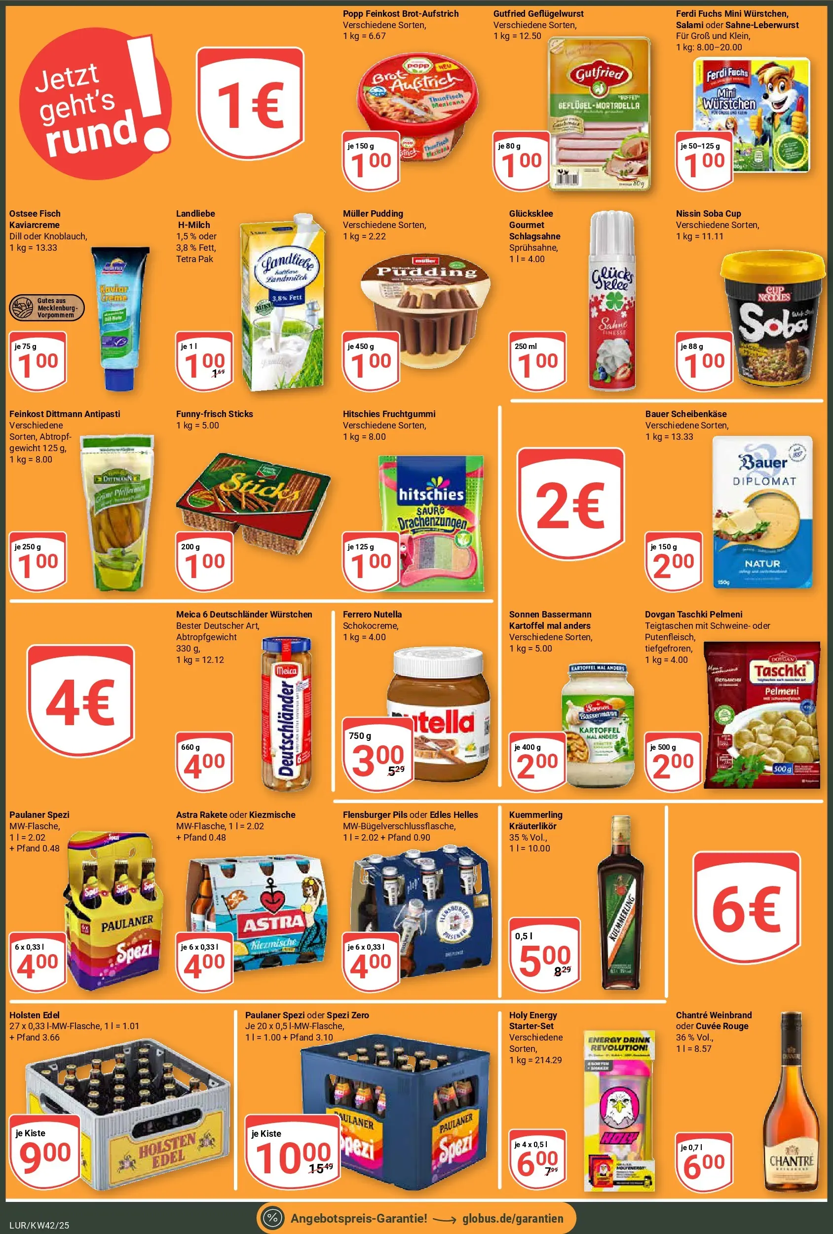 Globus prospekt Hamburg	 (ab 12.10.2025) » Angebote online | Seite: 3 | Produkte: Schlagsahne, Holsten, Kuemmerling, Dill