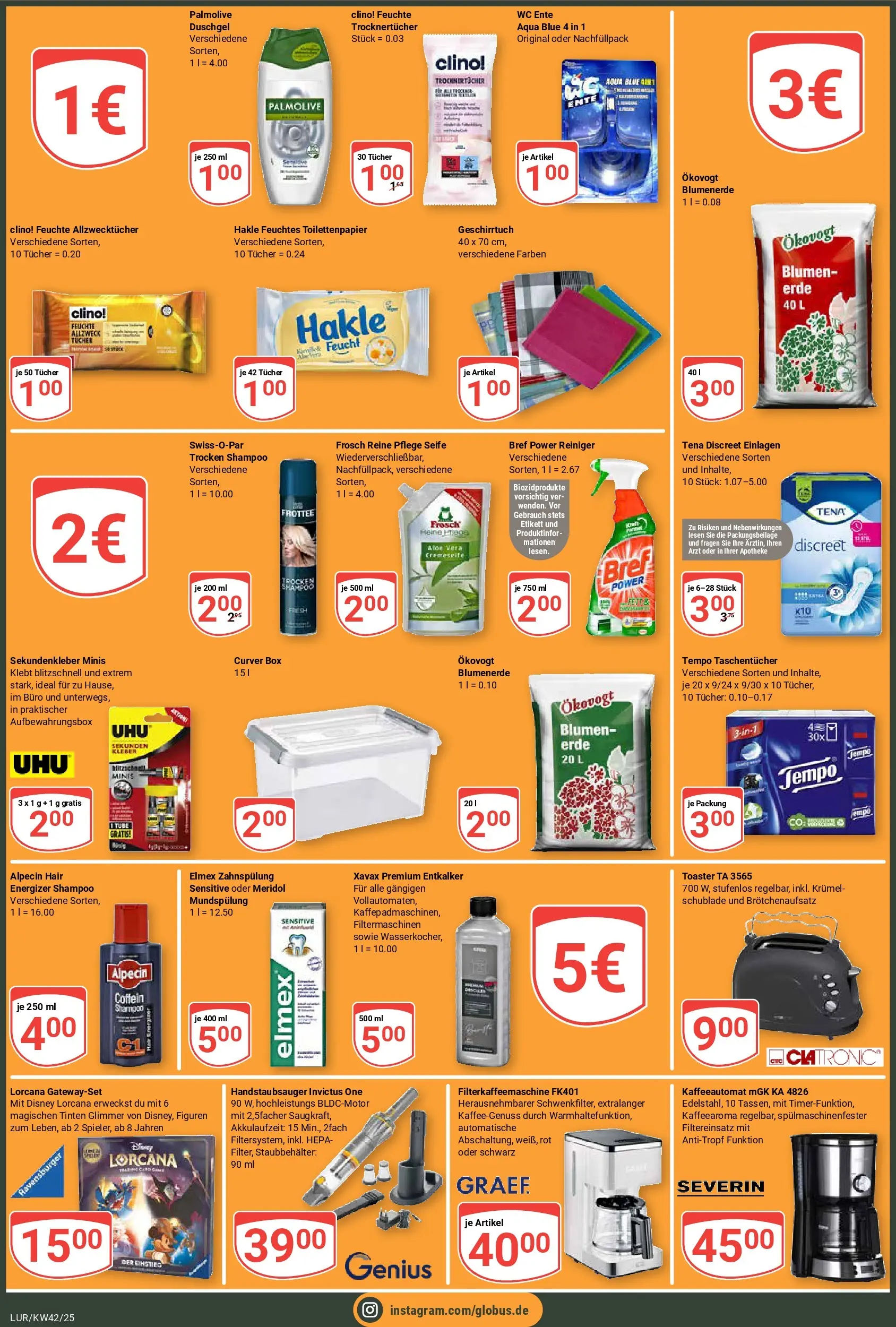 Globus prospekt Hamburg	 (ab 12.10.2025) » Angebote online | Seite: 4 | Produkte: Blumen, Seife, Duschgel, Tempo