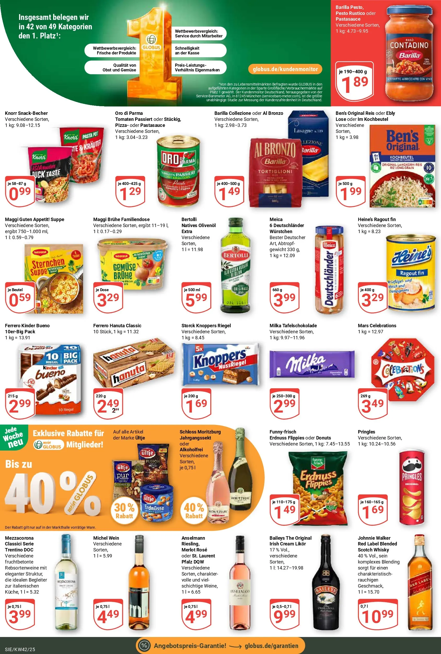 Globus prospekt Siegen	 (ab 12.10.2025) » Angebote online | Seite: 4 | Produkte: Gewicht, Olivenol, Milka, Pizza