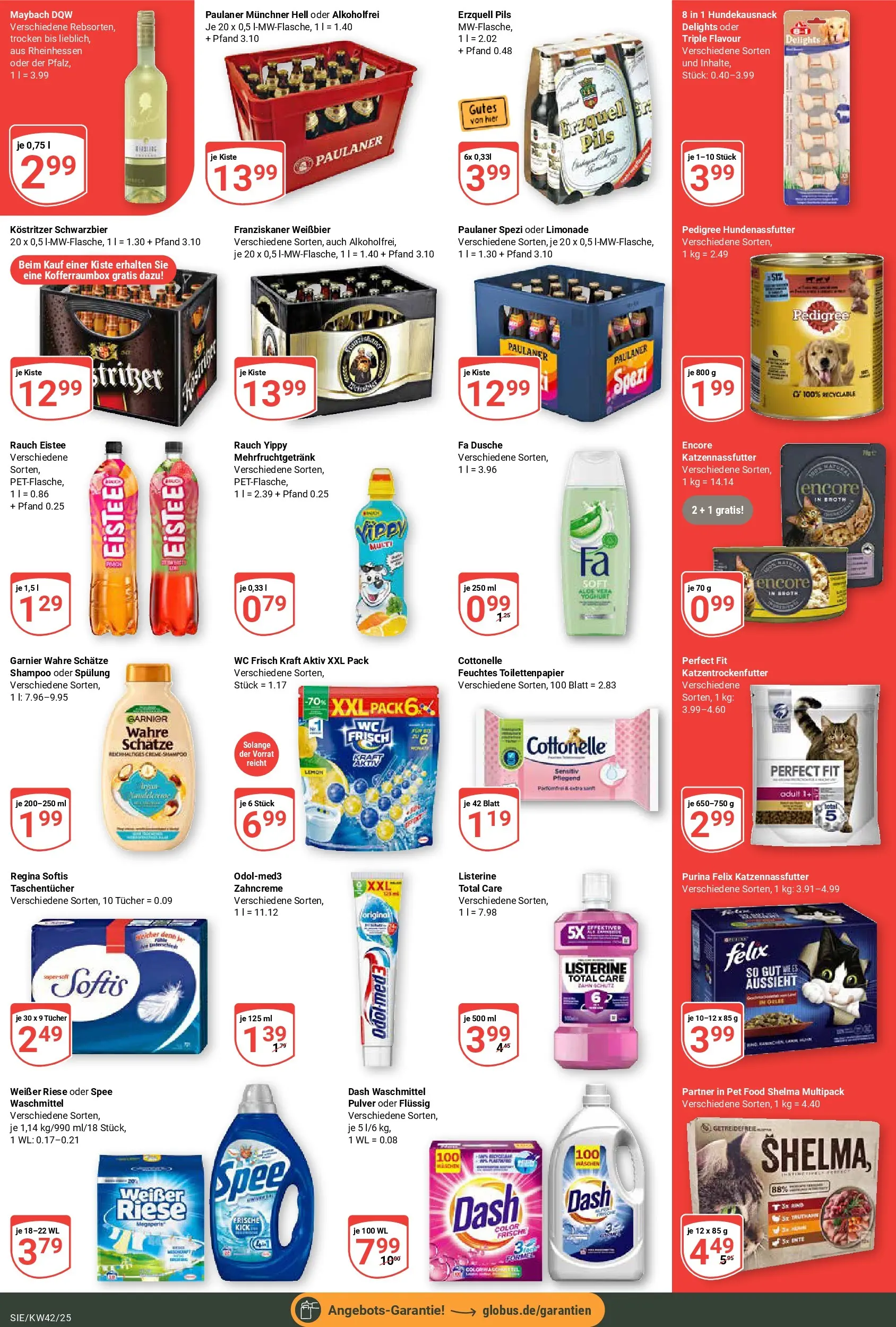 Globus prospekt Siegen	 (ab 12.10.2025) » Angebote online | Seite: 5 | Produkte: Shampoo, Wc frisch, Paulaner, Toilettenpapier
