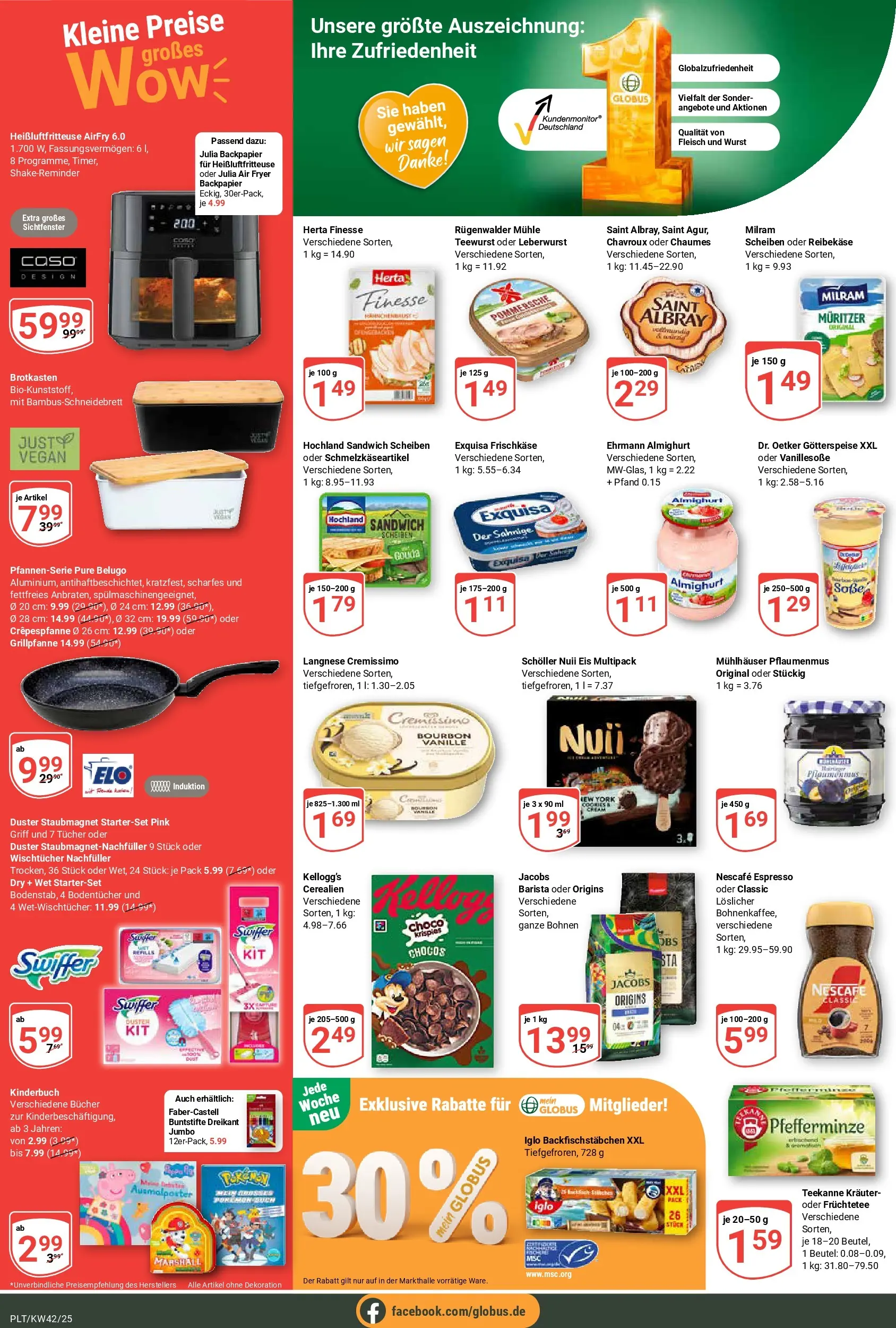 Globus prospekt Plattling	 (ab 12.10.2025) » Angebote online | Seite: 2 | Produkte: Mühle, Kellogg's, Soße, Heißluftfritteuse