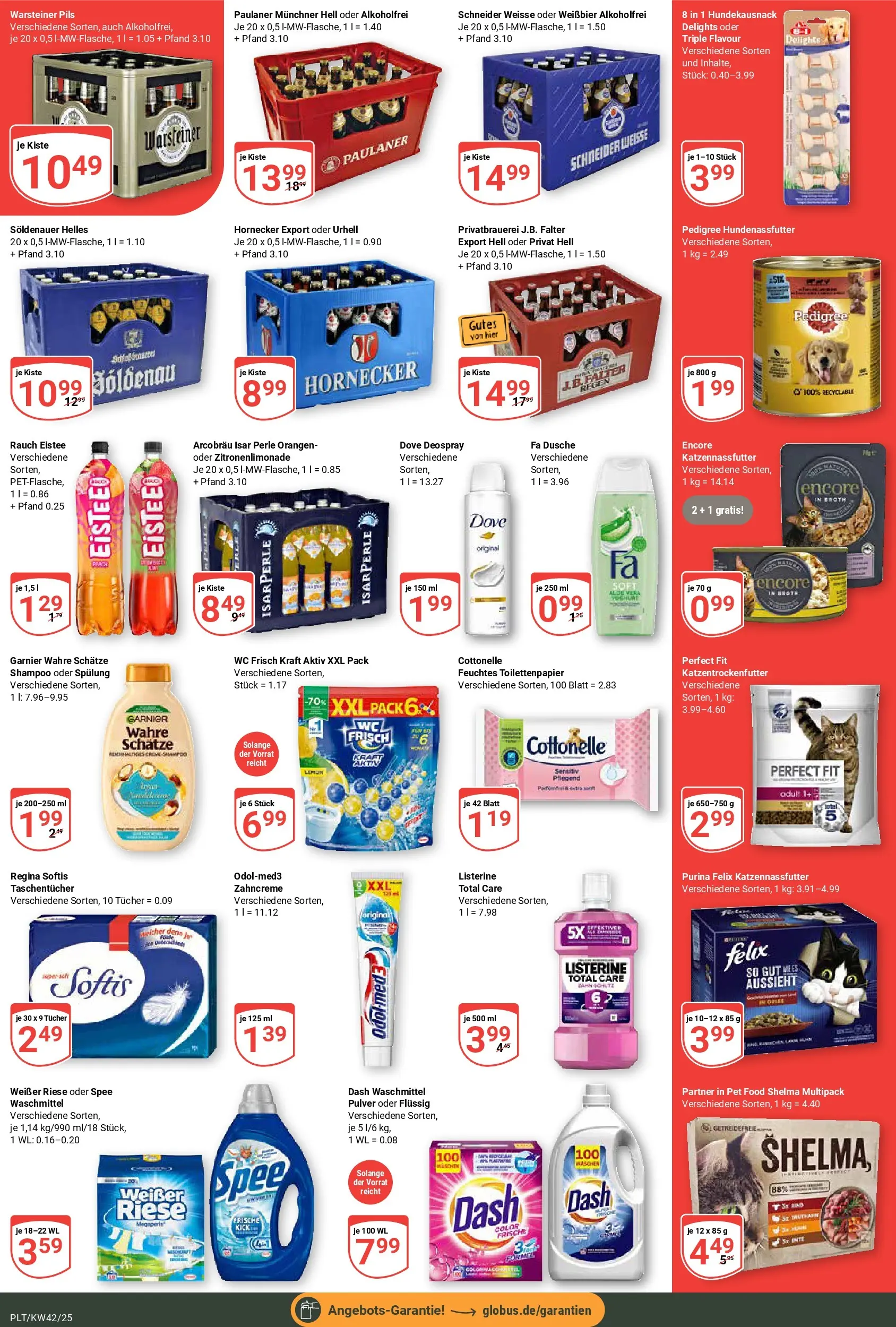 Globus prospekt Plattling	 (ab 12.10.2025) » Angebote online | Seite: 4 | Produkte: Dusche, Spülung, Deospray, Feuchtes Toilettenpapier