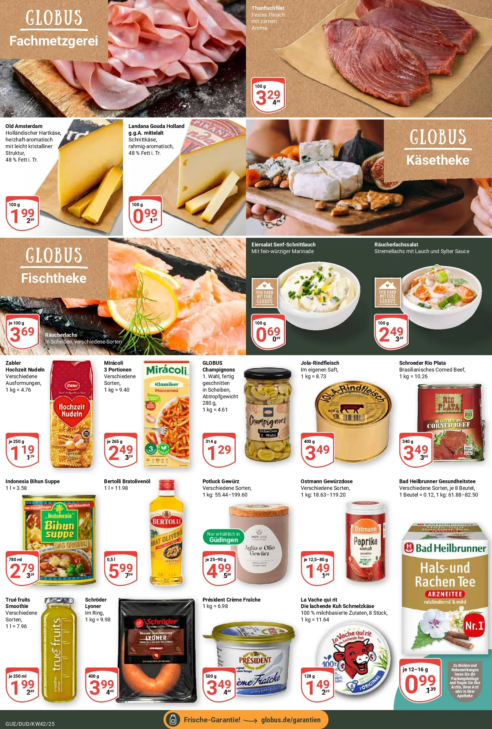 Globus prospekt Saarbrücken-Güdingen	 (ab 12.10.2025) » Angebote online | Seite: 13 | Produkte: Räucherlachs, Paprika, Tee, Fleisch