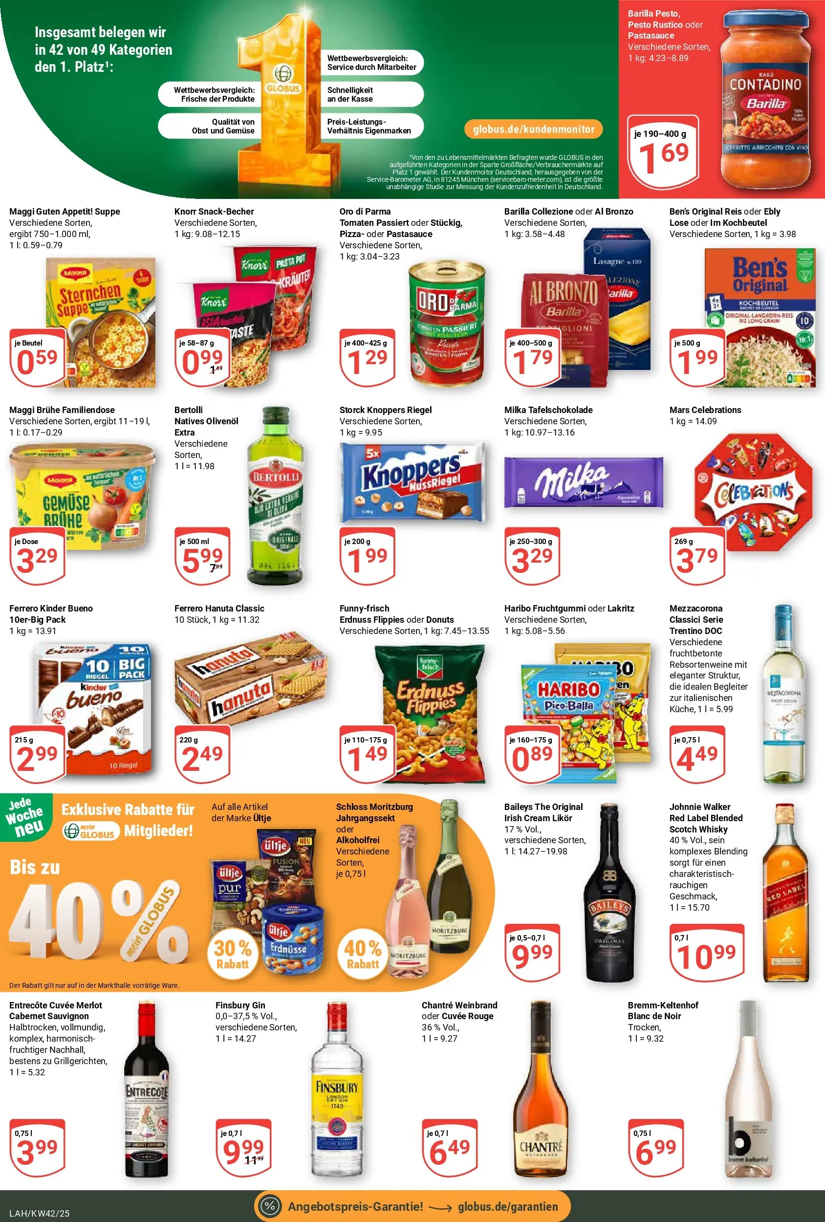 Globus prospekt Lahnstein	 (ab 12.10.2025) » Angebote online | Seite: 5 | Produkte: Whisky, Tomaten, Knorr, Baileys