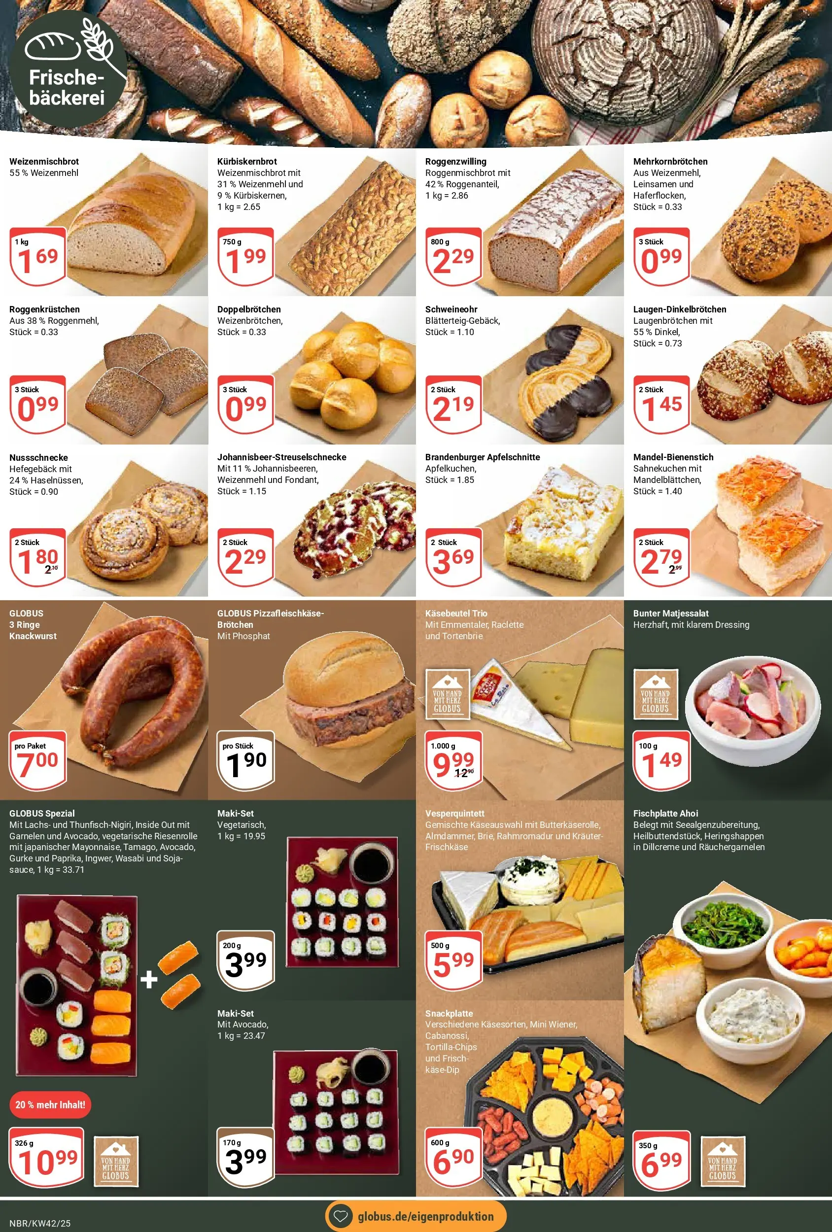 Globus prospekt Neubrandenburg	 (ab 12.10.2025) » Angebote online | Seite: 9 | Produkte: Dressing, Lachs, Raclette, Frischkase