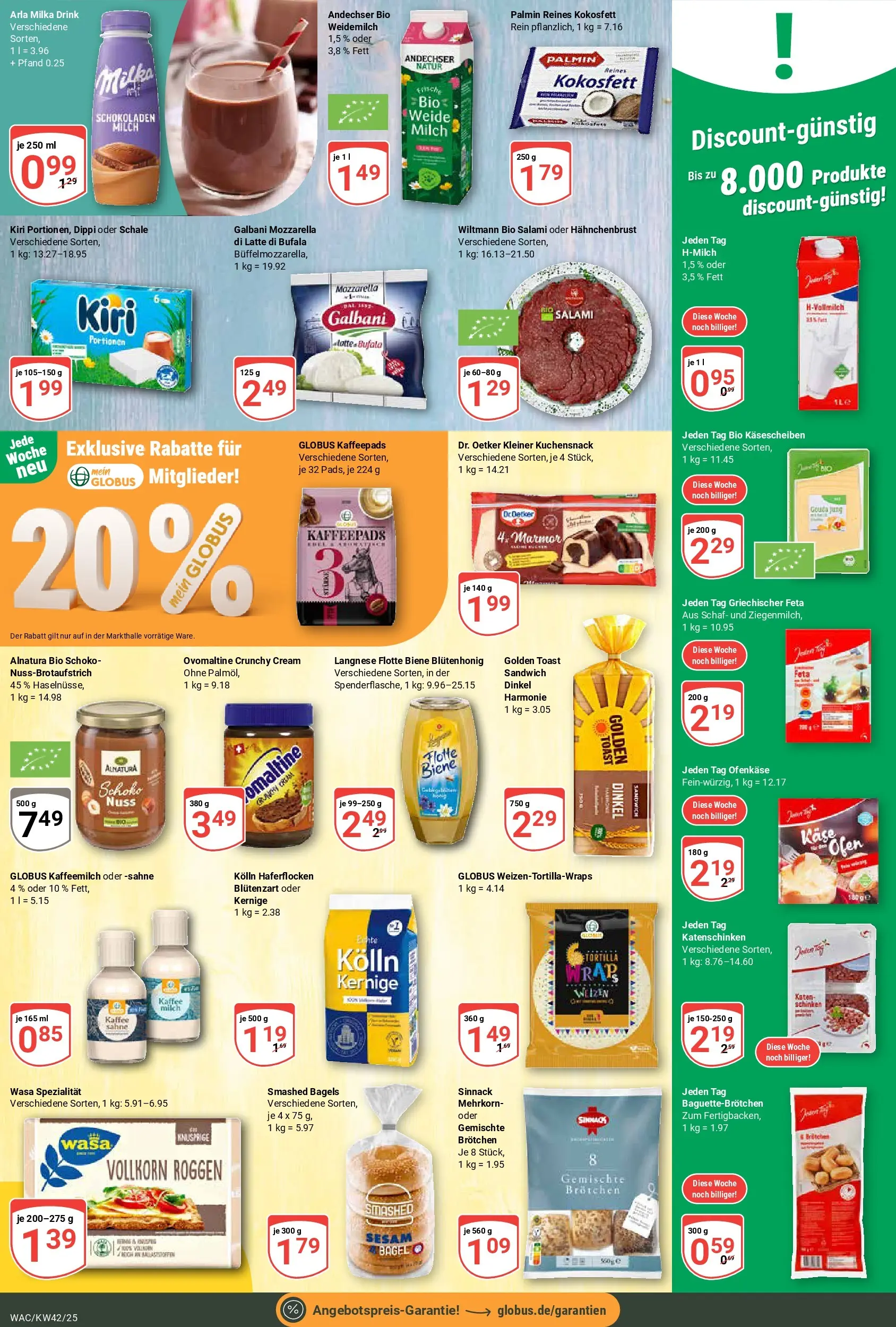 Globus prospekt Markkleeberg	 (ab 12.10.2025) » Angebote online | Seite: 11 | Produkte: Ovomaltine, Käse, Toast, Salami