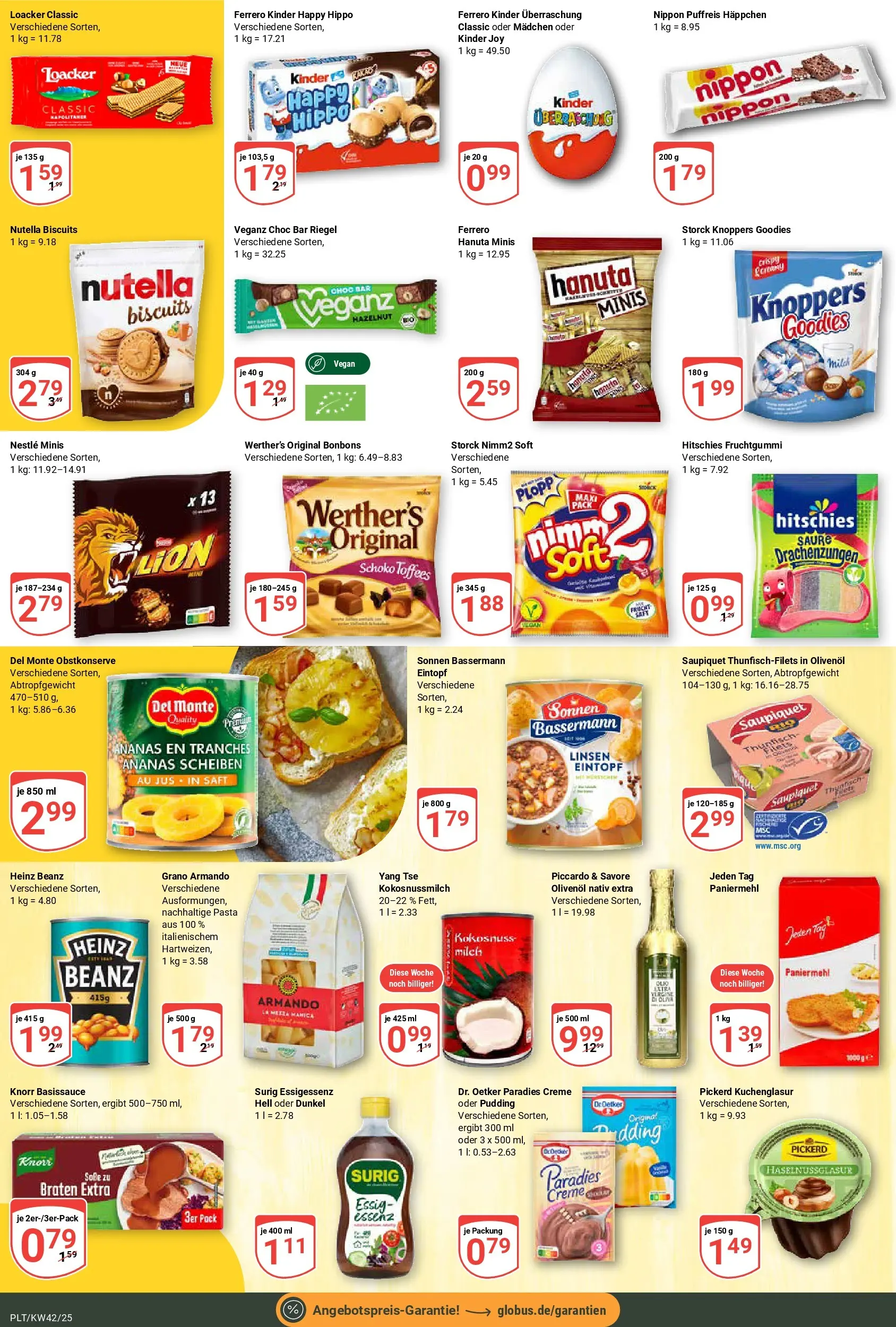 Globus prospekt Plattling	 (ab 12.10.2025) » Angebote online | Seite: 13 | Produkte: Thunfisch, Olivenol, Knorr, Nutella