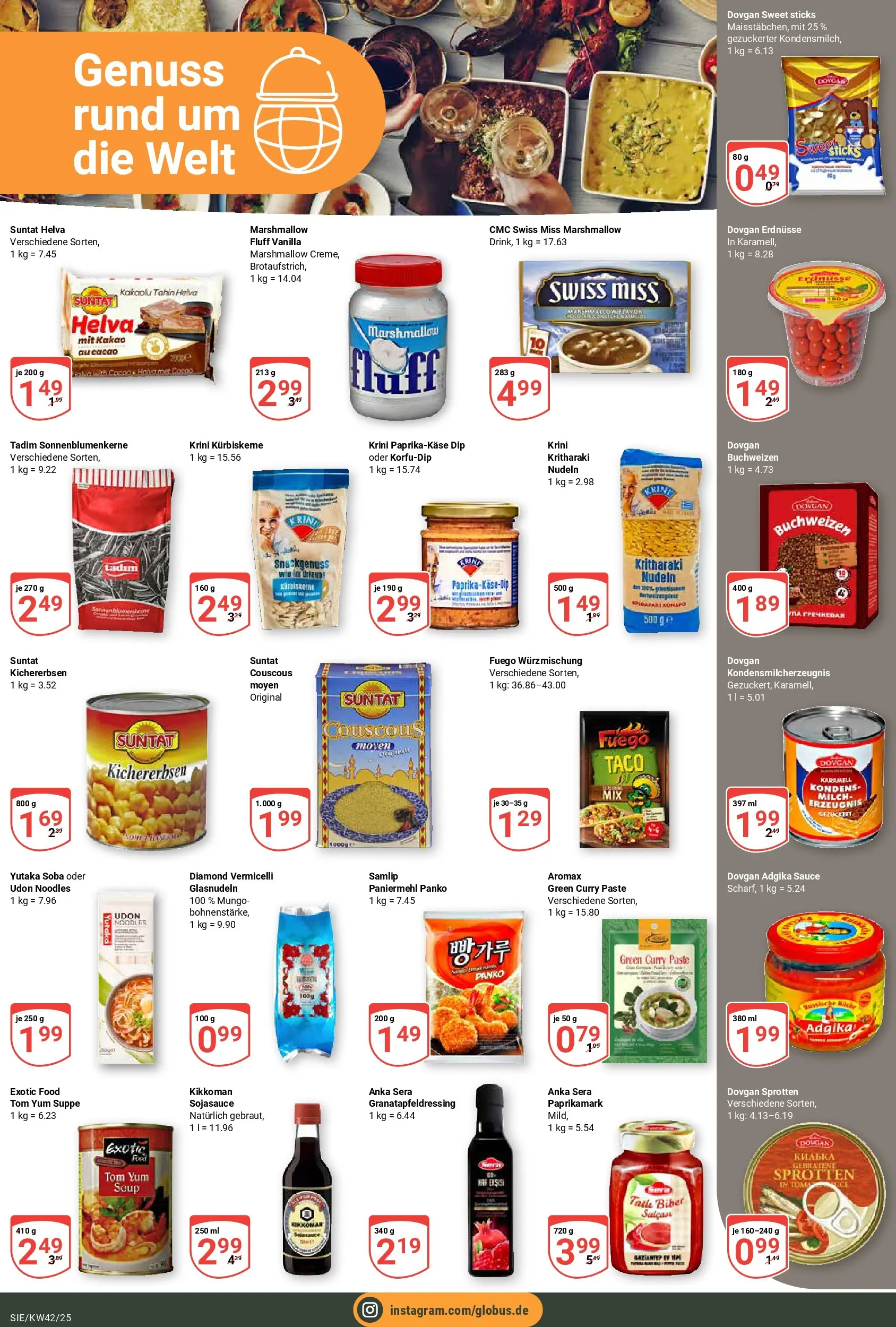 Globus prospekt Siegen	 (ab 12.10.2025) » Angebote online | Seite: 18 | Produkte: Erdnüsse, Milch, Nudeln