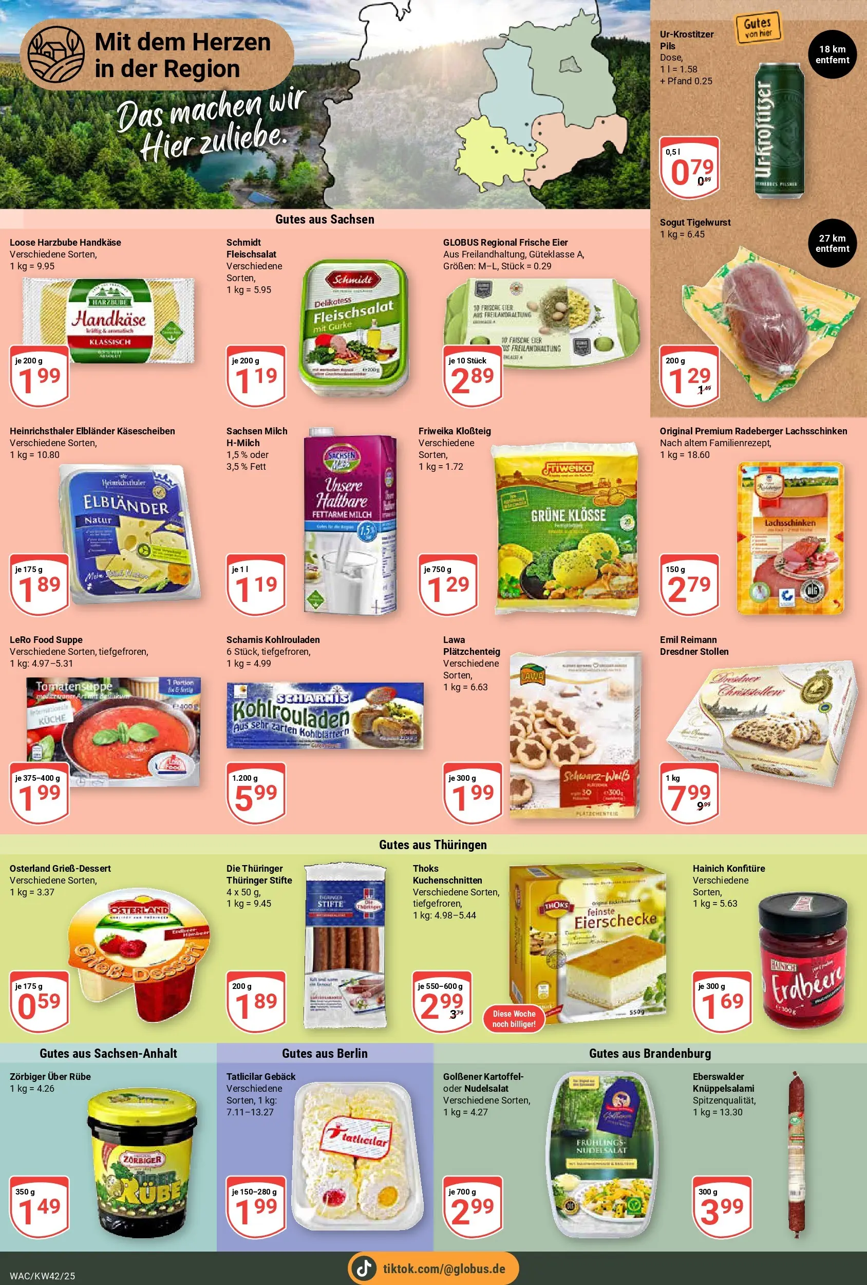 Globus prospekt Markkleeberg	 (ab 12.10.2025) » Angebote online | Seite: 15 | Produkte: Milch, Eier, Pils, Küche