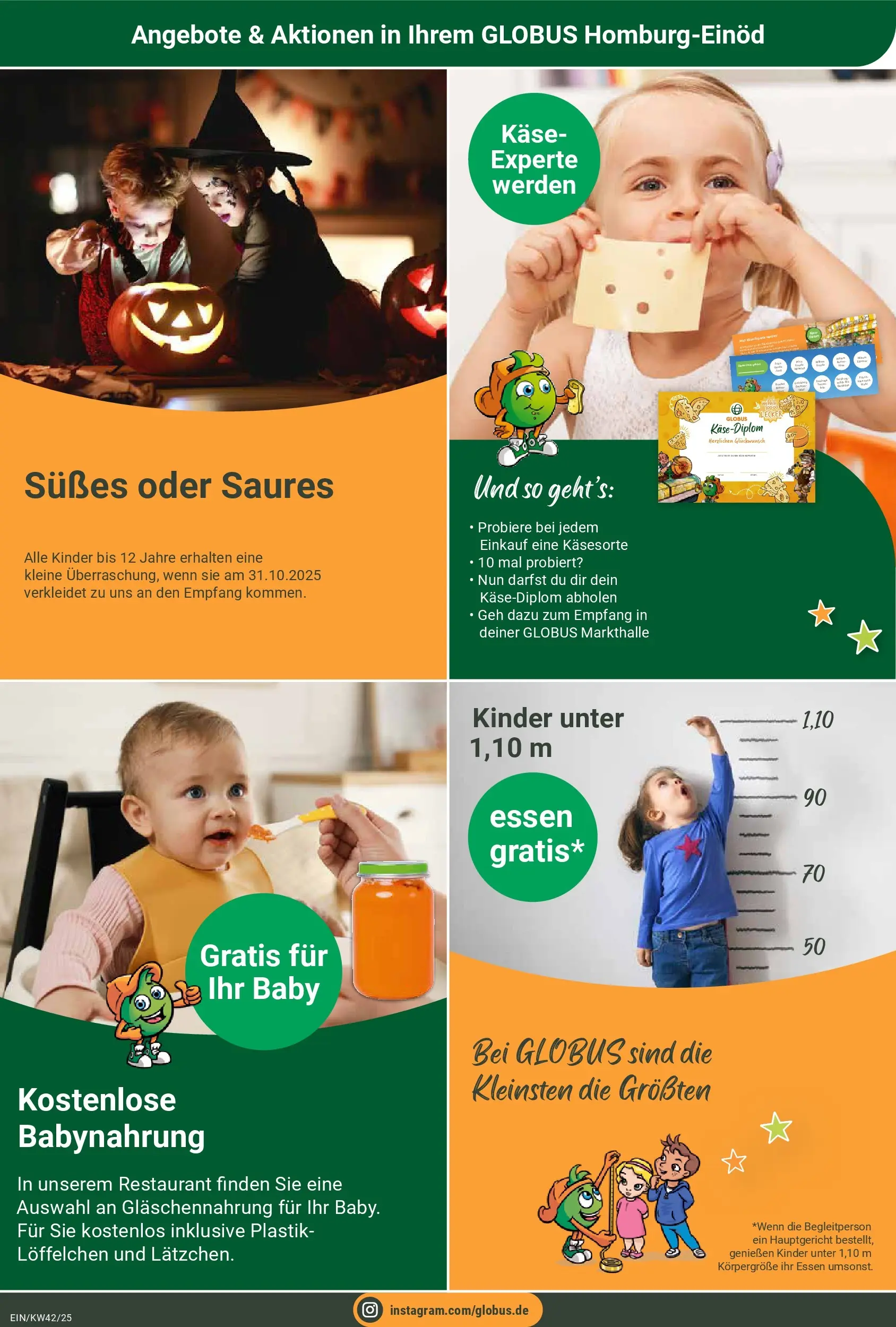 Globus prospekt Homburg-Einöd	 (ab 12.10.2025) » Angebote online | Seite: 26 | Produkte: Käse, Babynahrung