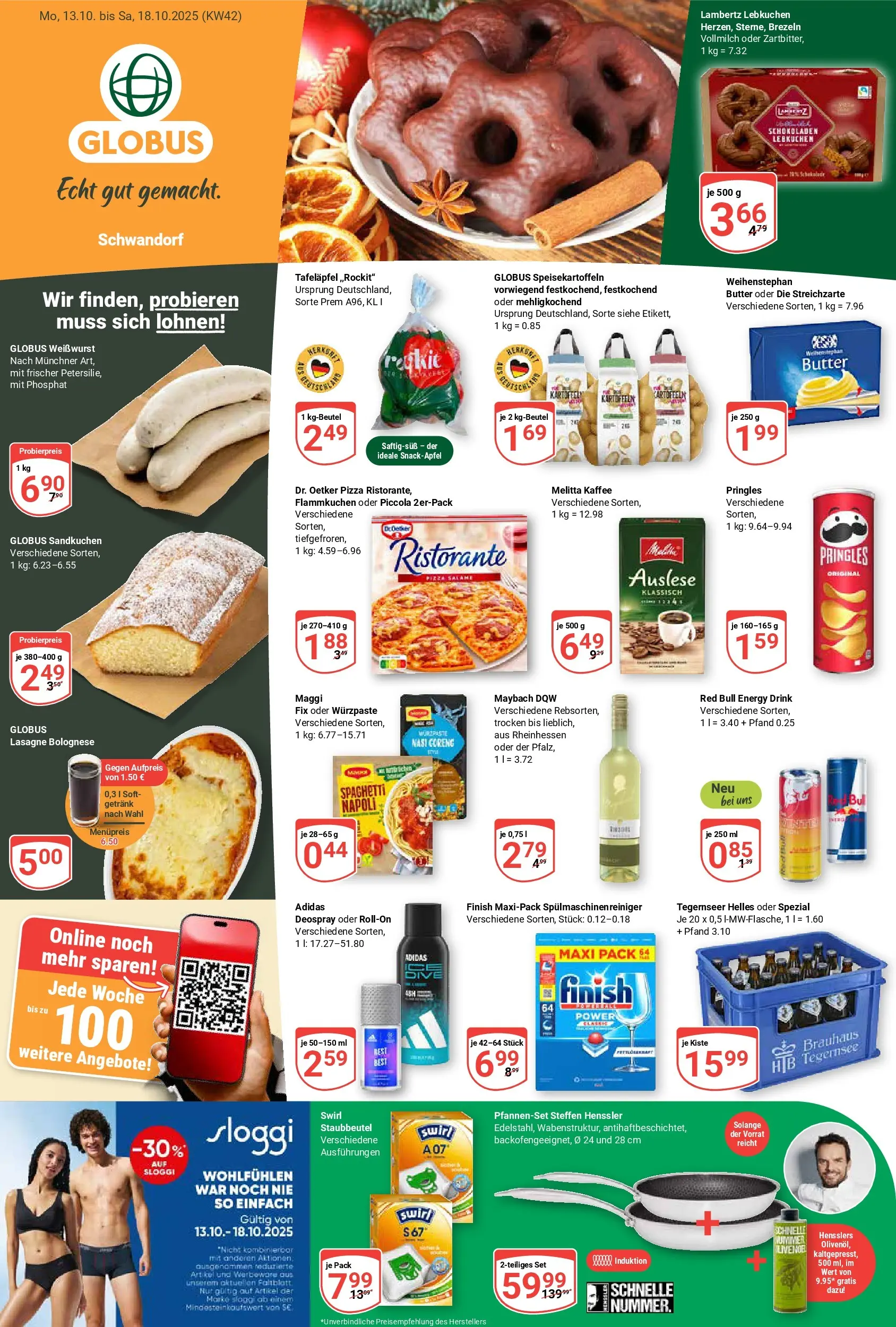 Globus prospekt Schwandorf	 (ab 12.10.2025) » Angebote online | Seite: 1 | Produkte: Melitta, Red bull, Kaffee, Pizza