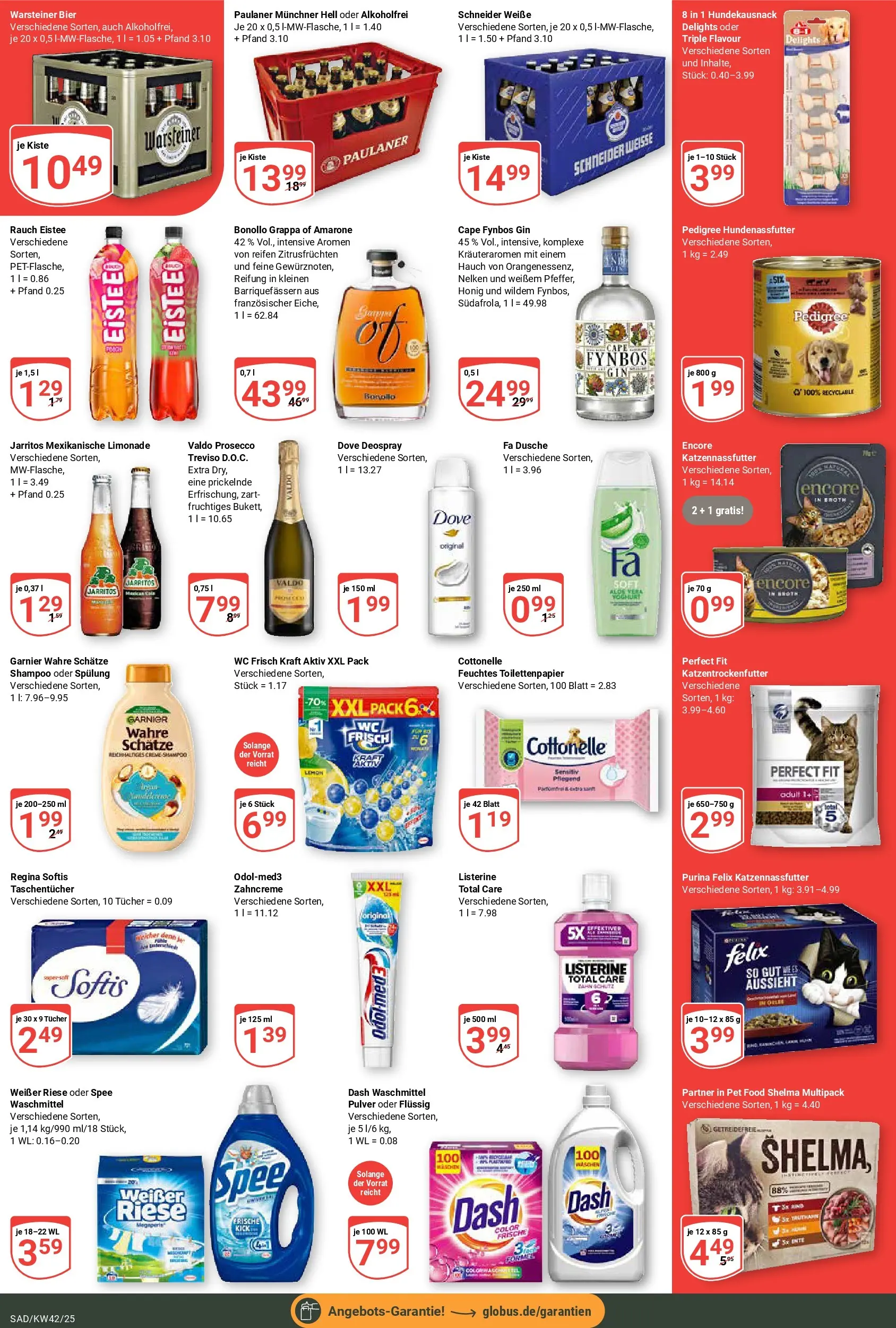 Globus prospekt Schwandorf	 (ab 12.10.2025) » Angebote online | Seite: 4 | Produkte: Dusche, Shampoo, Spee, Feuchtes Toilettenpapier