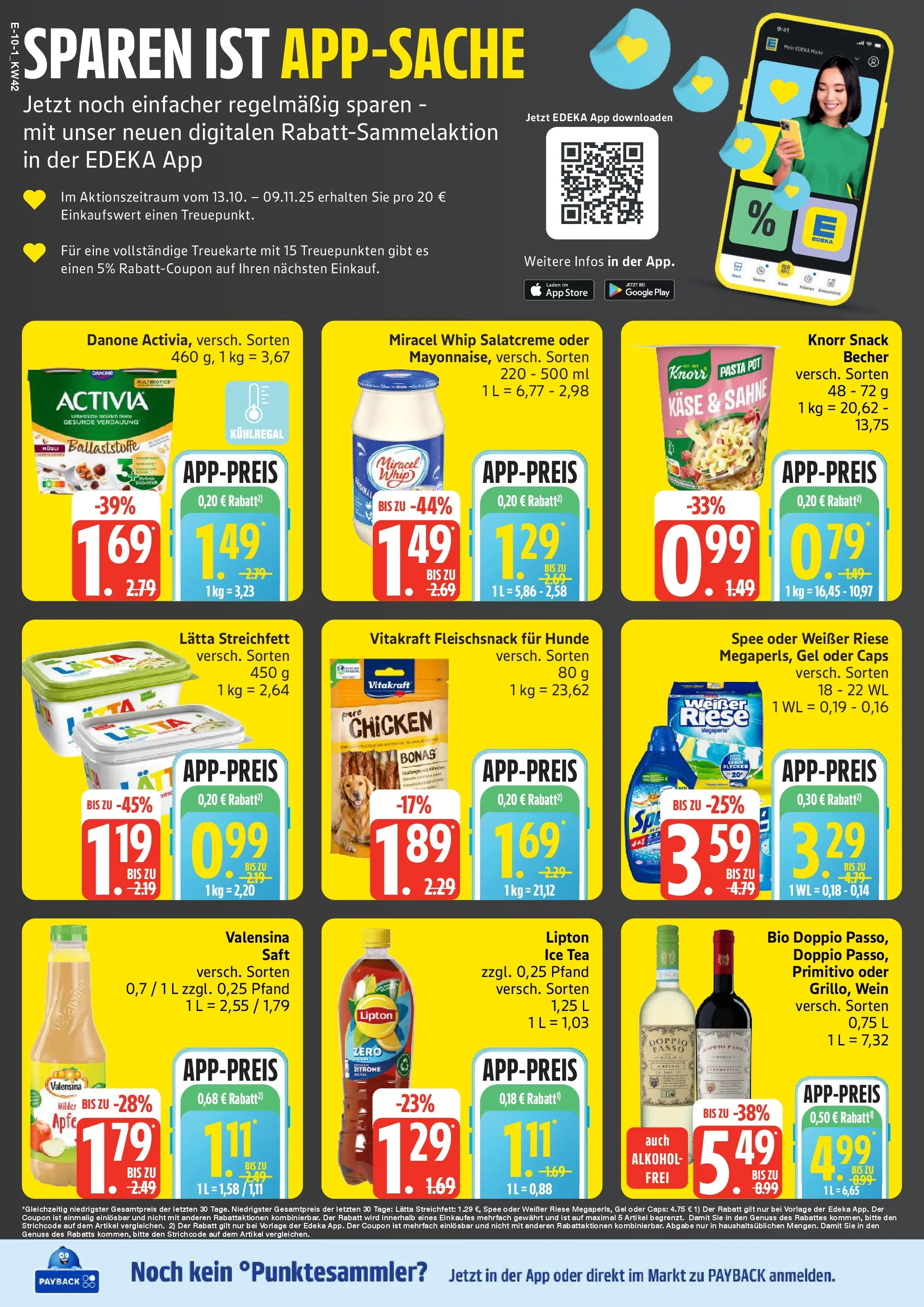 Edeka prospekt Ratzeburg	 (ab 12.10.2025) » Angebote Online | Seite: 10 | Produkte: Knorr, Zitrone, Lätta, Sahne