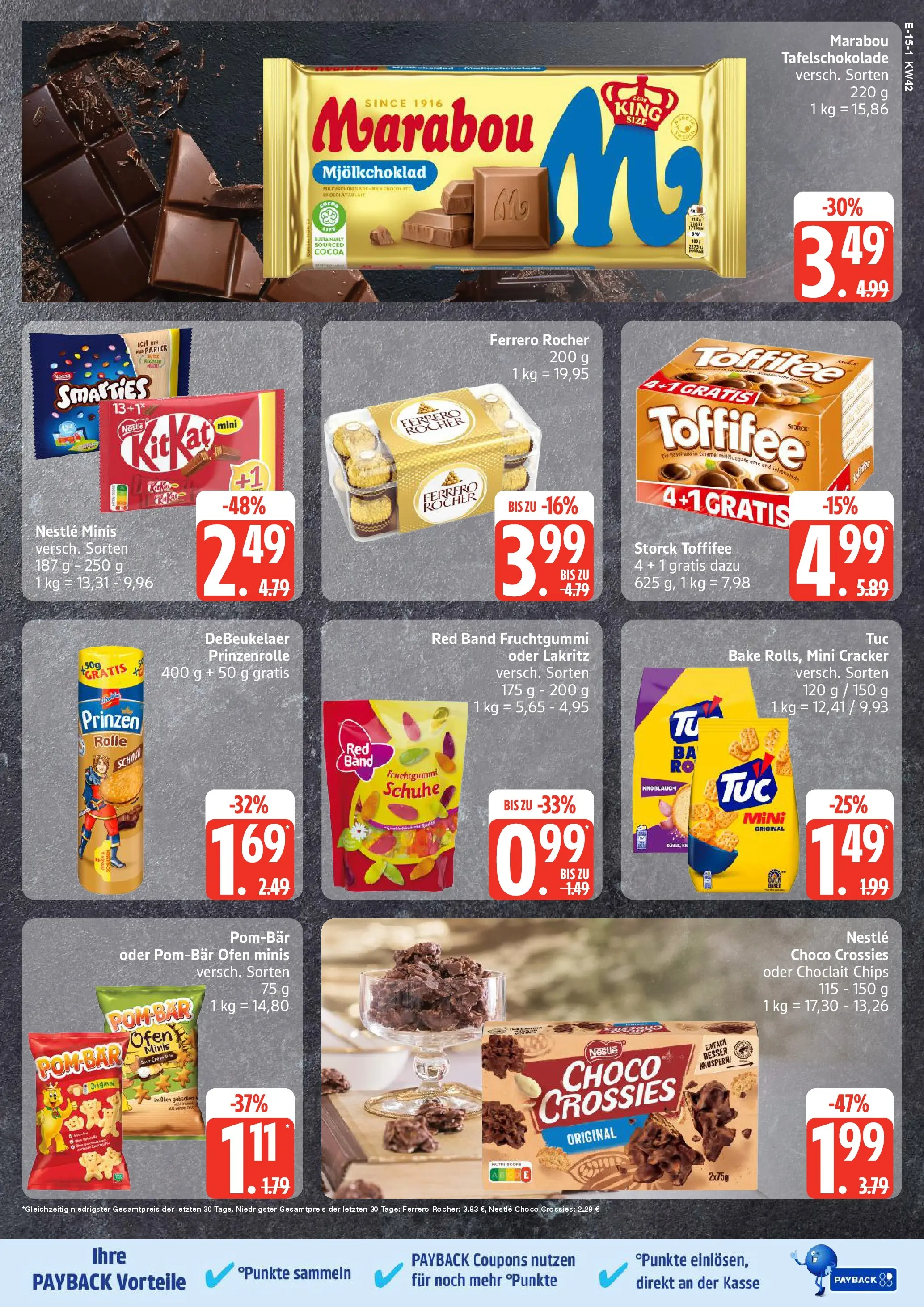 Edeka prospekt Ratzeburg	 (ab 12.10.2025) » Angebote Online | Seite: 15 | Produkte: Ofen, Ferrero rocher, Knoblauch, Toffifee