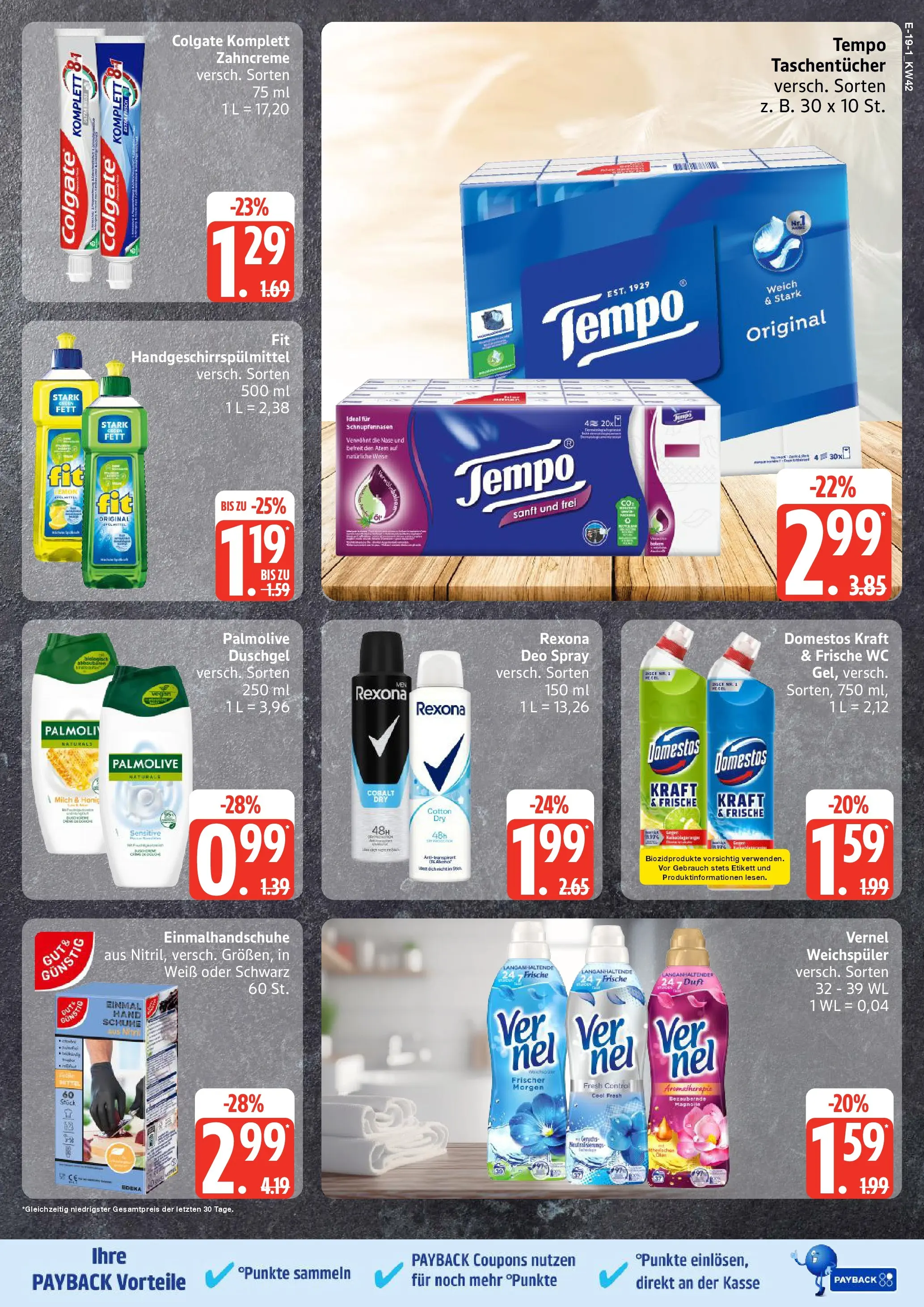 Edeka prospekt Ratzeburg	 (ab 12.10.2025) » Angebote Online | Seite: 19 | Produkte: Milch, Duft, Duschgel, Deodorant