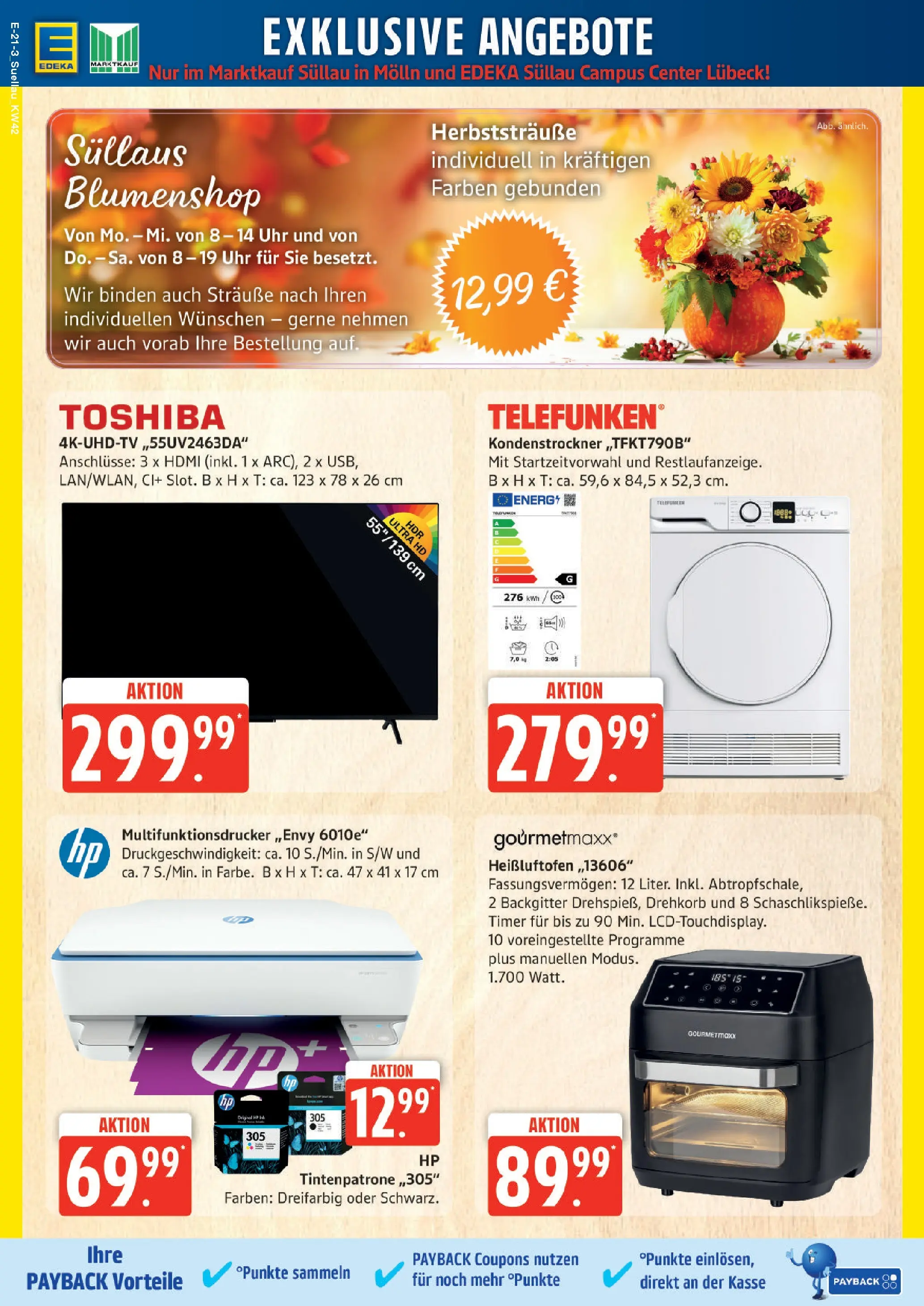 Edeka prospekt Ratzeburg	 (ab 12.10.2025) » Angebote Online | Seite: 21 | Produkte: HP, Energy, Uhr, TV