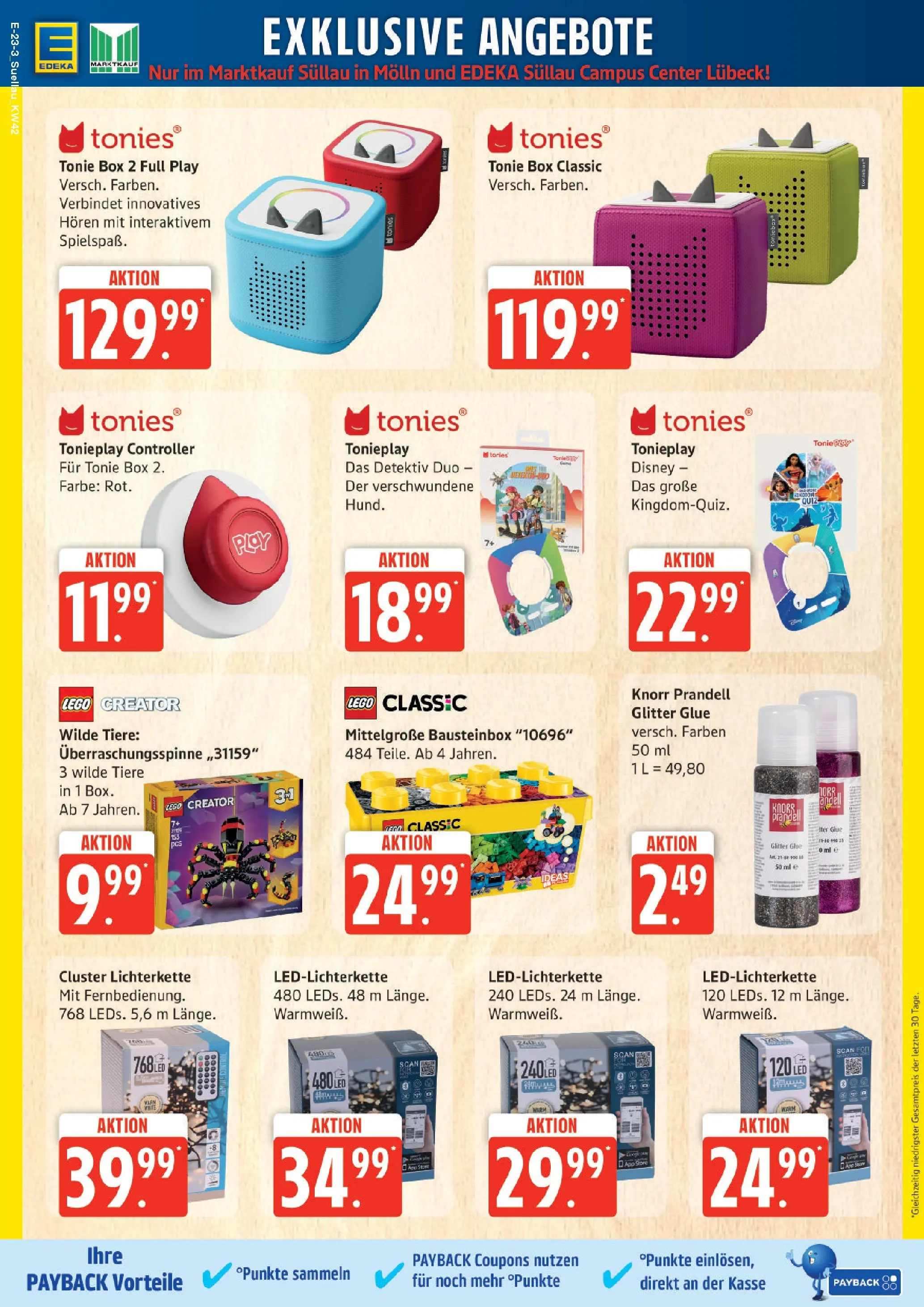 Edeka prospekt Ratzeburg	 (ab 12.10.2025) » Angebote Online | Seite: 23 | Produkte: Box, Knorr