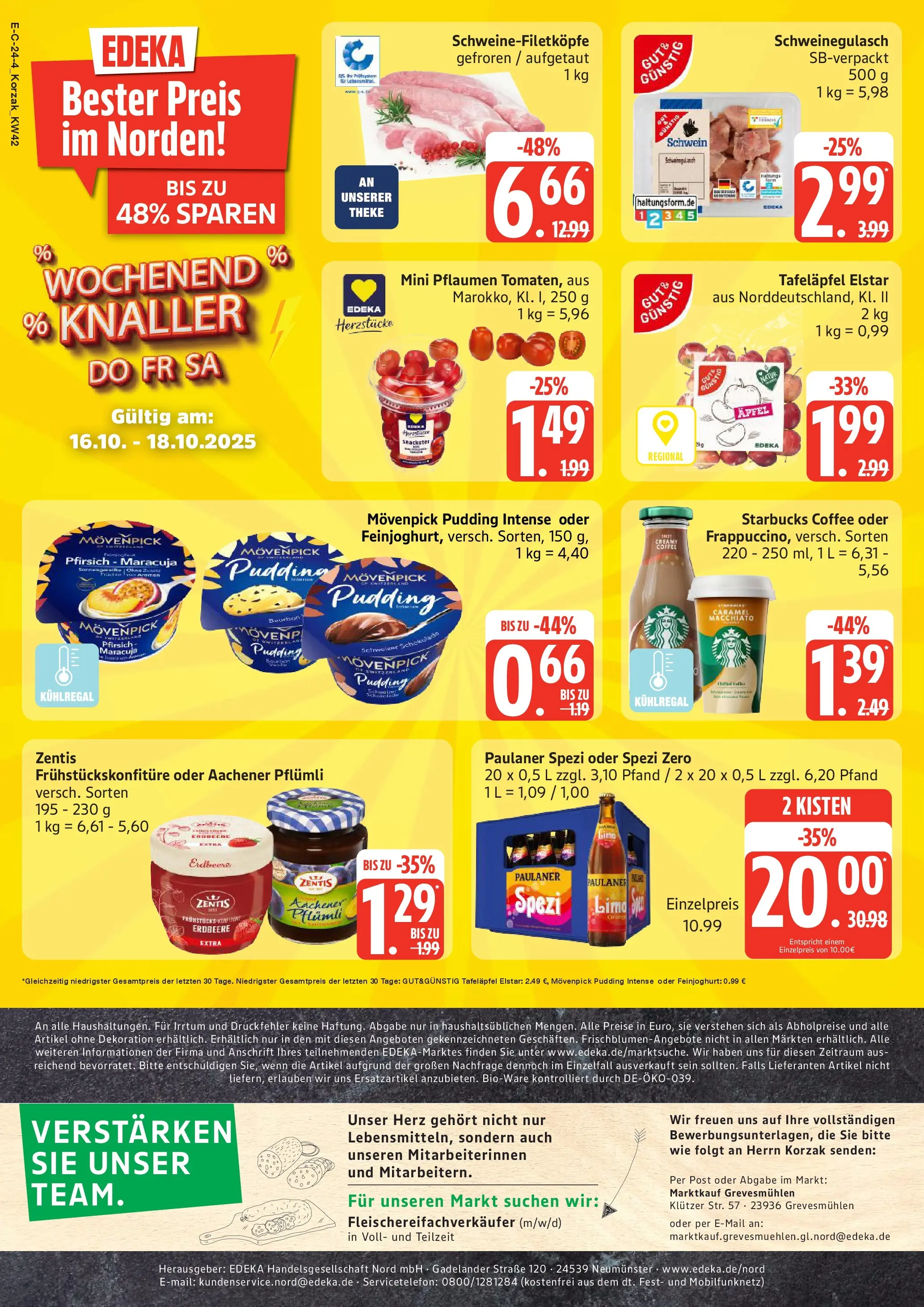 Marktkauf - Marktkauf: Wochenangebote (ab 13.10.2025) » Angebote online | Seite: 24 | Produkte: Theke, Schokolade, Starbucks, Bourbon