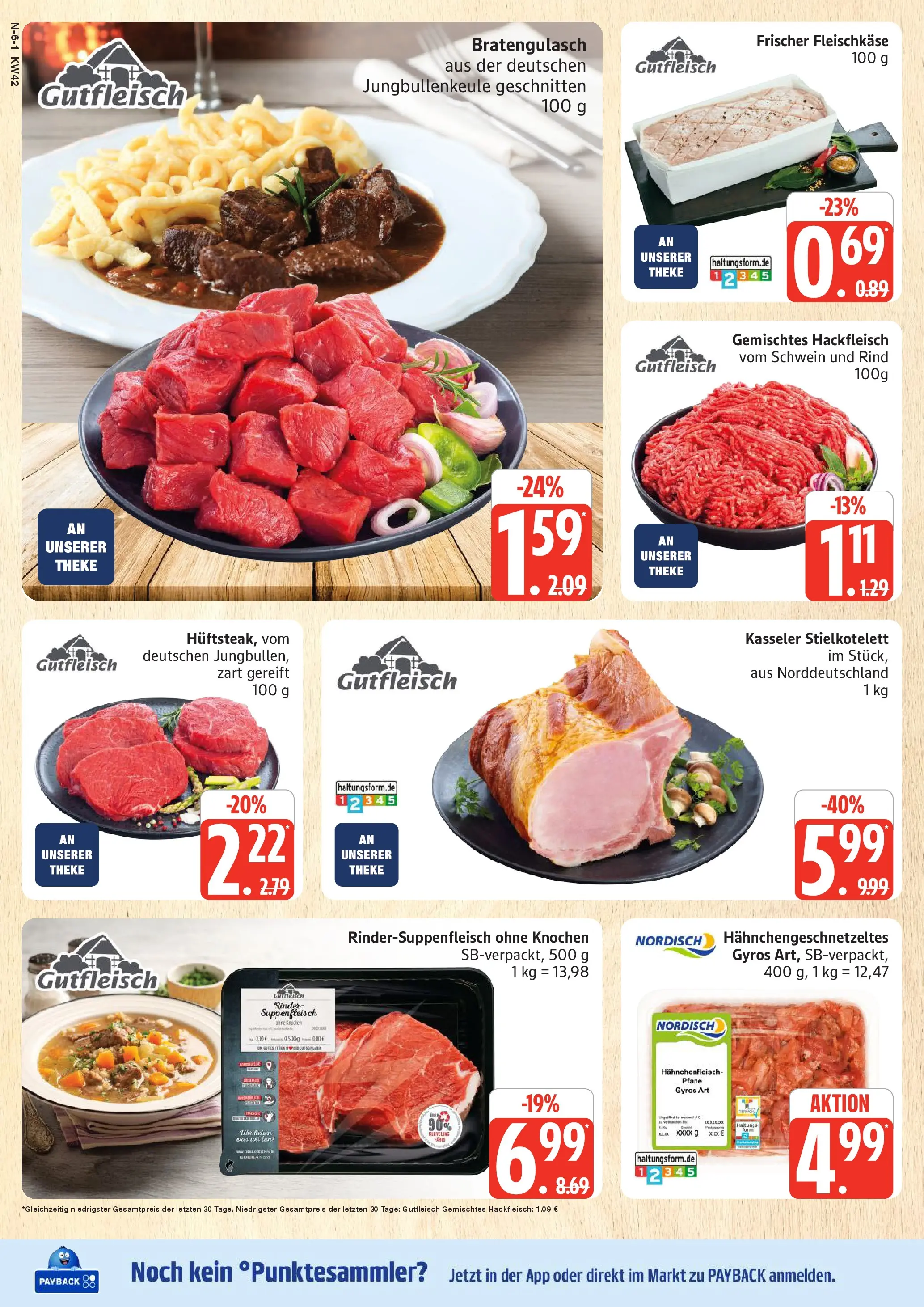 Marktkauf - Marktkauf: Wochenangebote (ab 13.10.2025) » Angebote online | Seite: 6 | Produkte: Theke, Gyros, Suppenfleisch, Hackfleisch