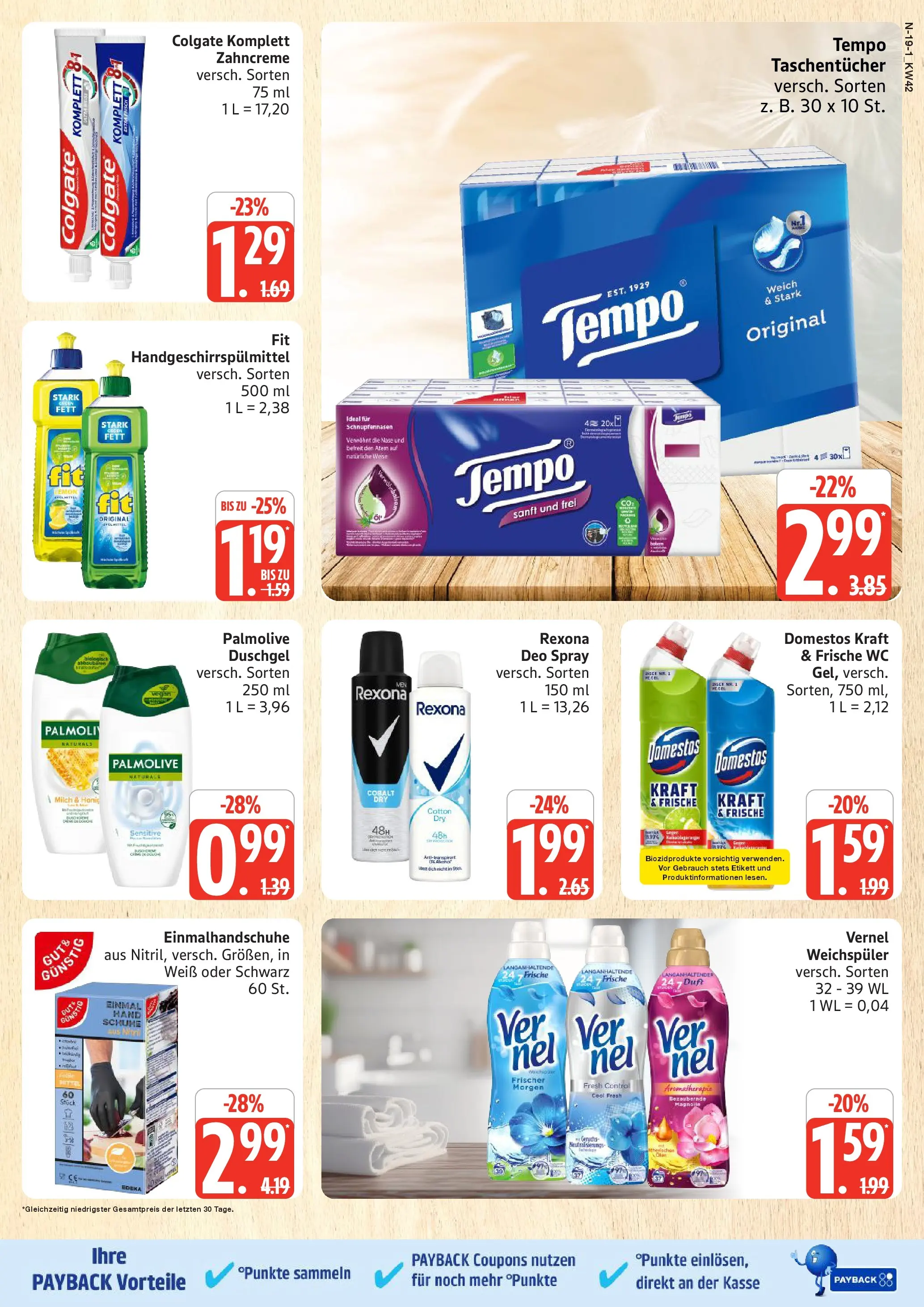Marktkauf - Marktkauf: Wochenangebote (ab 13.10.2025) » Angebote online | Seite: 19 | Produkte: Milch, Duft, Weichspüler, Tempo