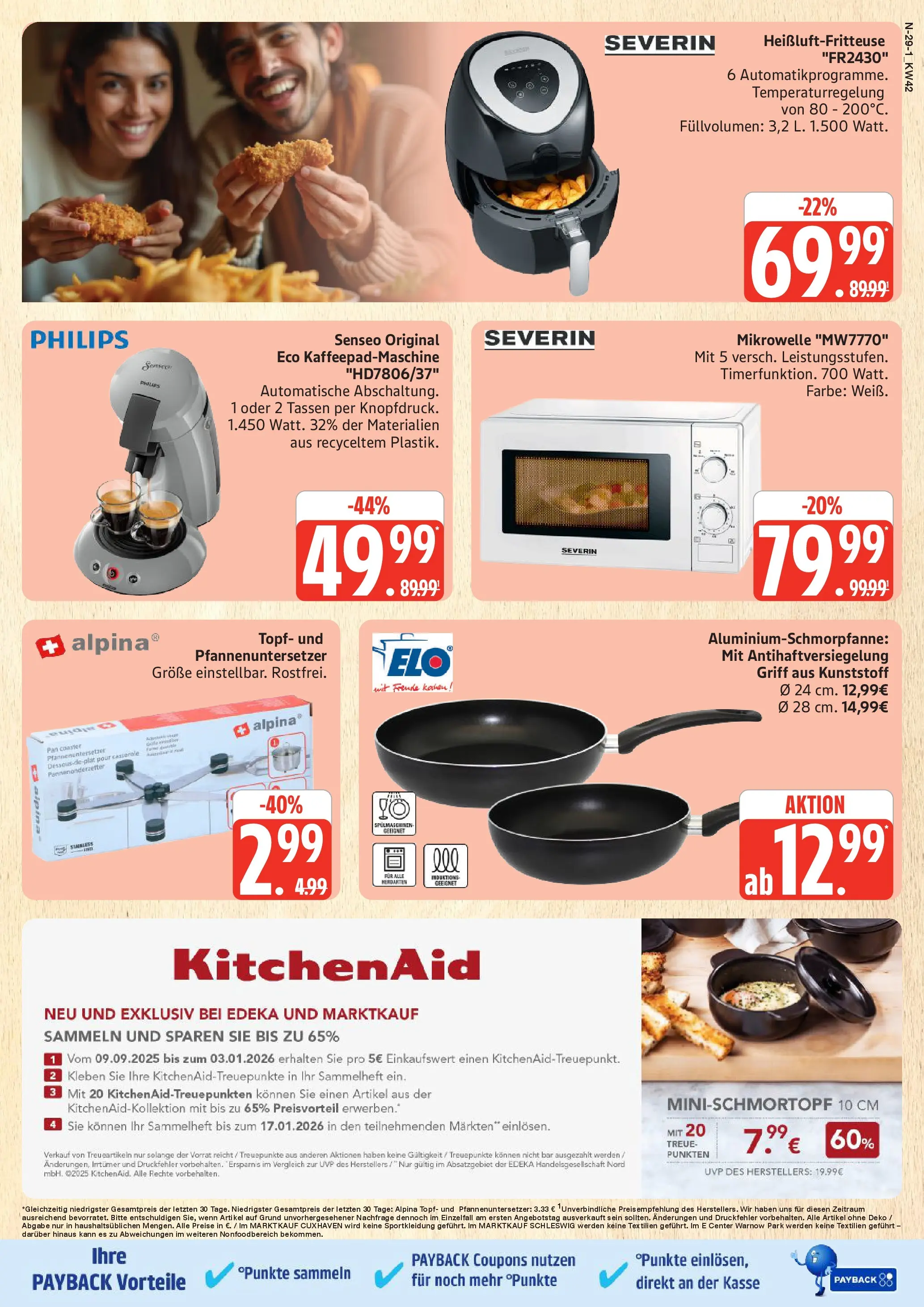 Marktkauf - Marktkauf: Wochenangebote (ab 13.10.2025) » Angebote online | Seite: 29 | Produkte: Philips, Mikrowelle, Senseo, Heißluftfritteuse